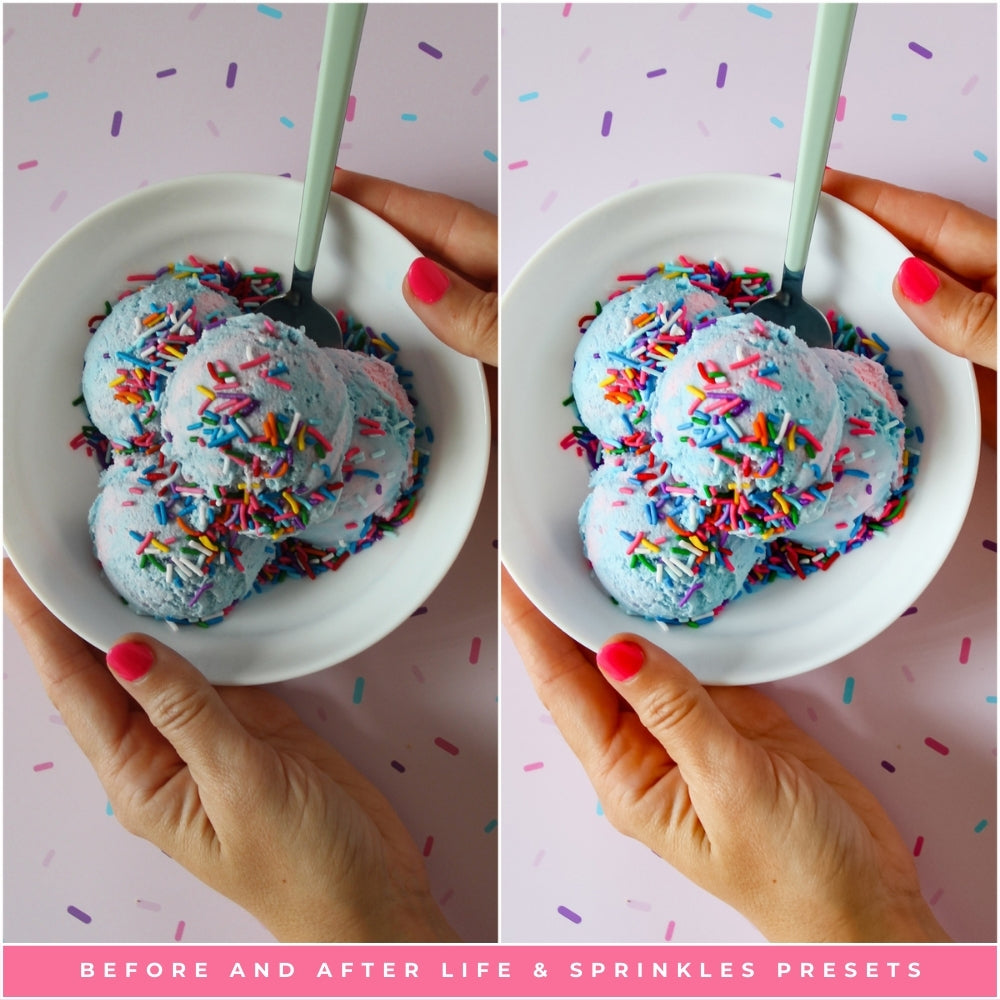 Life and Sprinkles Lightroom Presets by Lou and Marks Presets