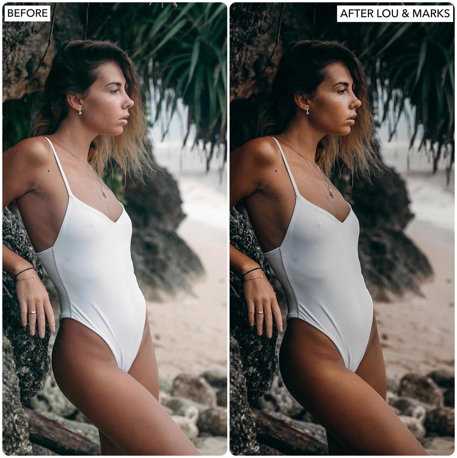Portrait Bali Babe Moody Lightroom Presets The Best Photo Editing Preset Filters For Lightroom Mobile And Desktop For Photographers and Instagram Influencers By Lou And Marks Presets