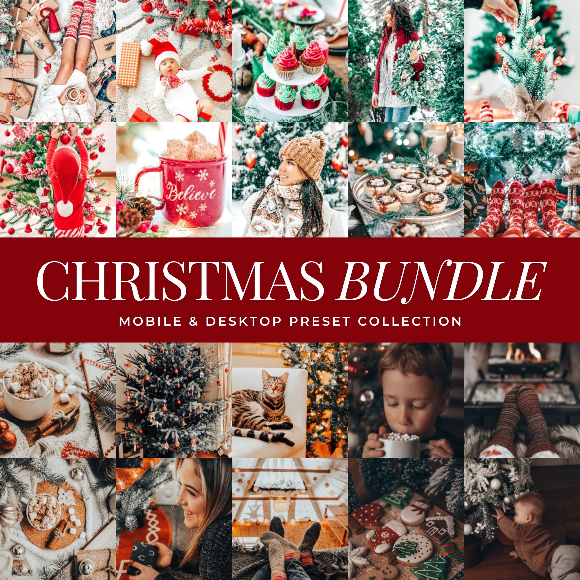 The Best Christmas Presets Bundle Lightroom Presets For Winter And Christmas By Lou And Marks Presets