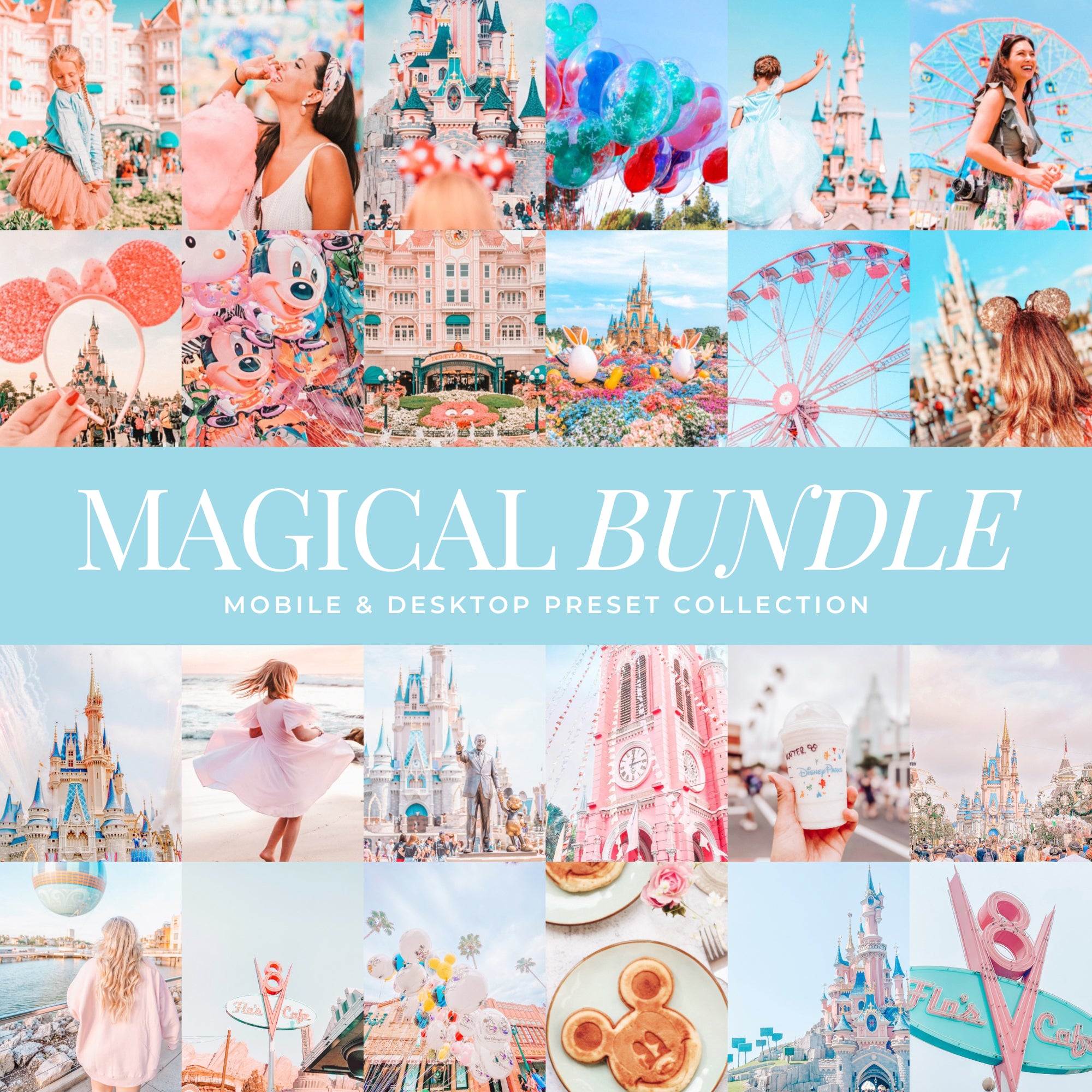 The Disney Bundle Best Lightroom Presets For Photographers and Instagram Influencers Photo Editing In Adobe Lightroom By Lou And Marks Presets