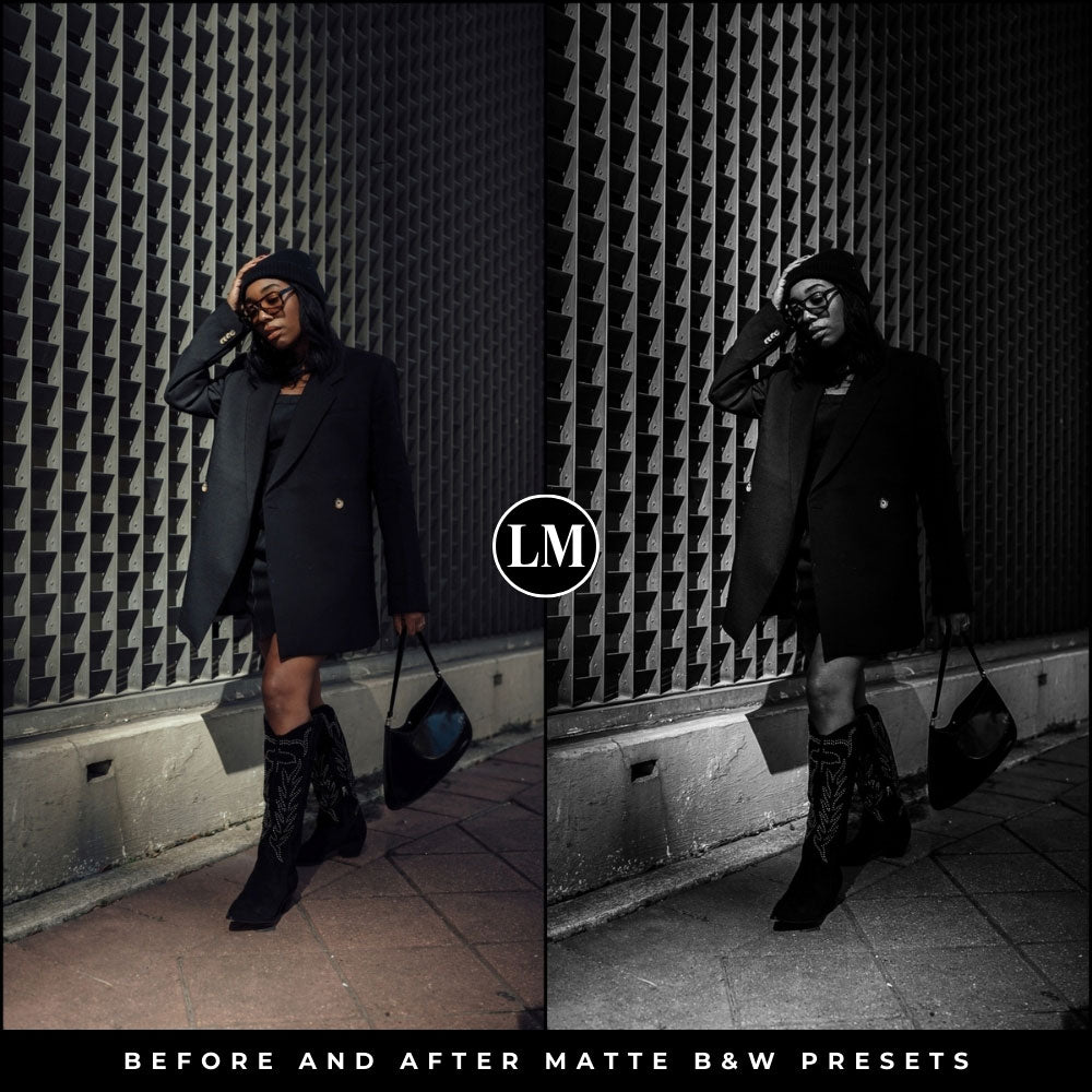 Rich Black and White Lightroom Presets by Lou and Marks Presets