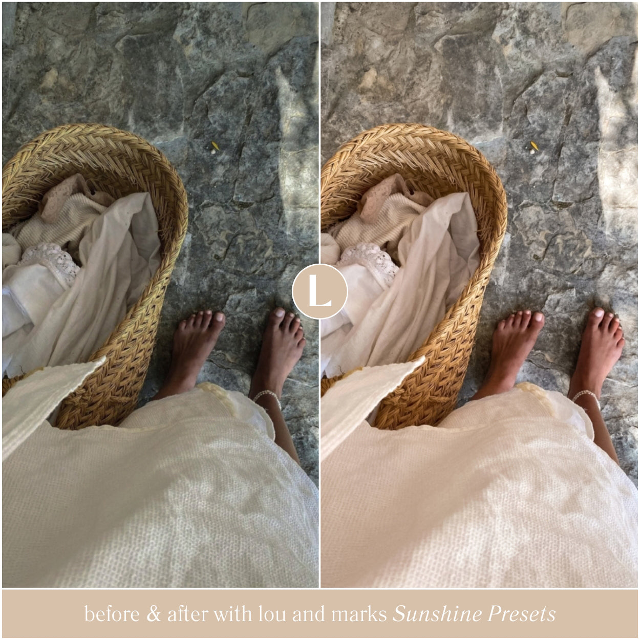 Sunshine Lifestyle Lightroom Presets for photographer and Instagram influencer photo editing in Adobe Lightroom by Lou And Marks Presets