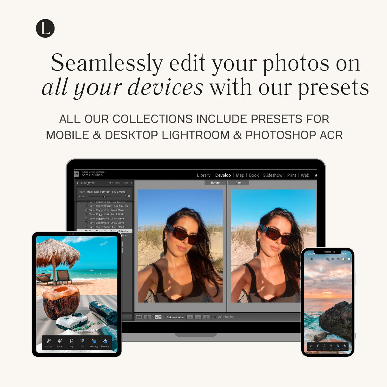 Travel Presets For Bloggers and Photographer photo editing in Adobe Lightroom