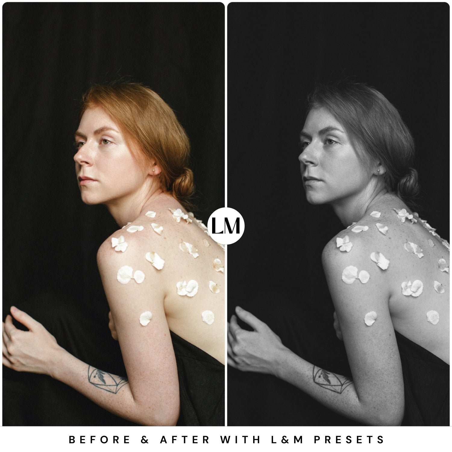 Matte Black and White Lightroom Presets by Lou and Marks Presets