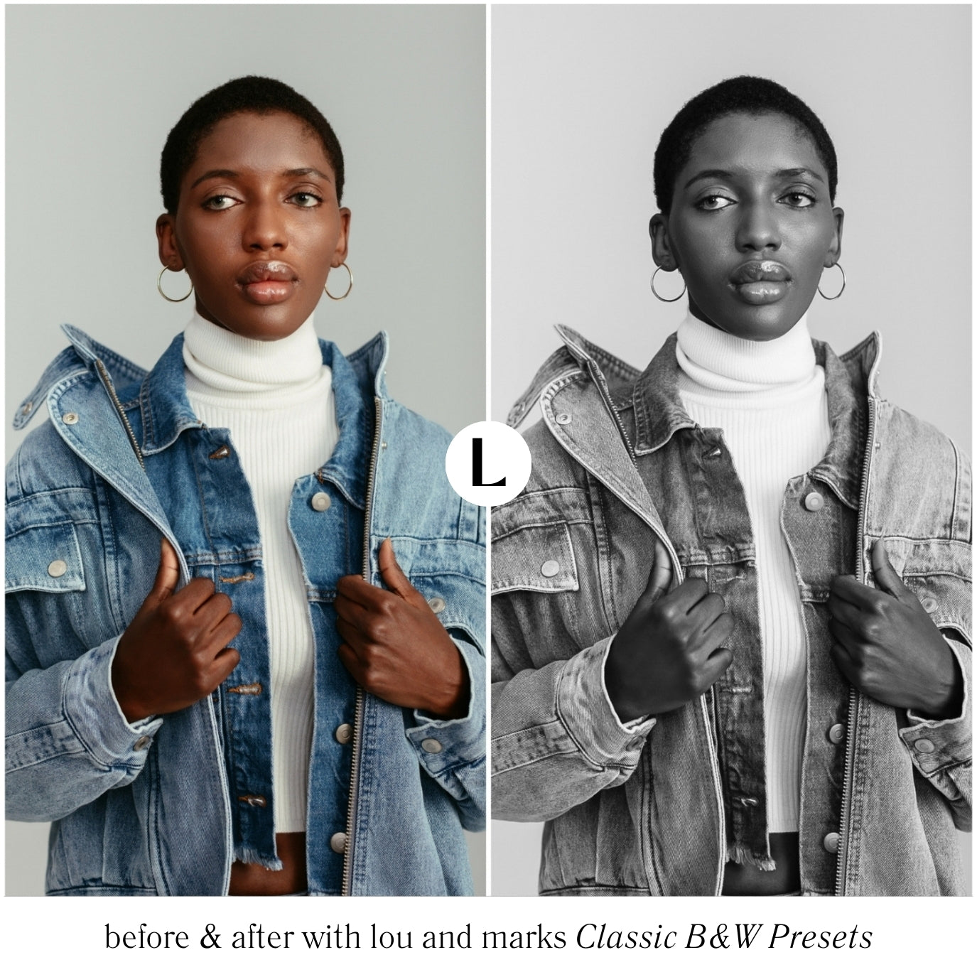 Portrait Black And White Lightroom Presets The Best Photo Editing Preset Filters For Lightroom Mobile And Desktop For Photographers and Instagram Influencers By Lou And Marks Presets