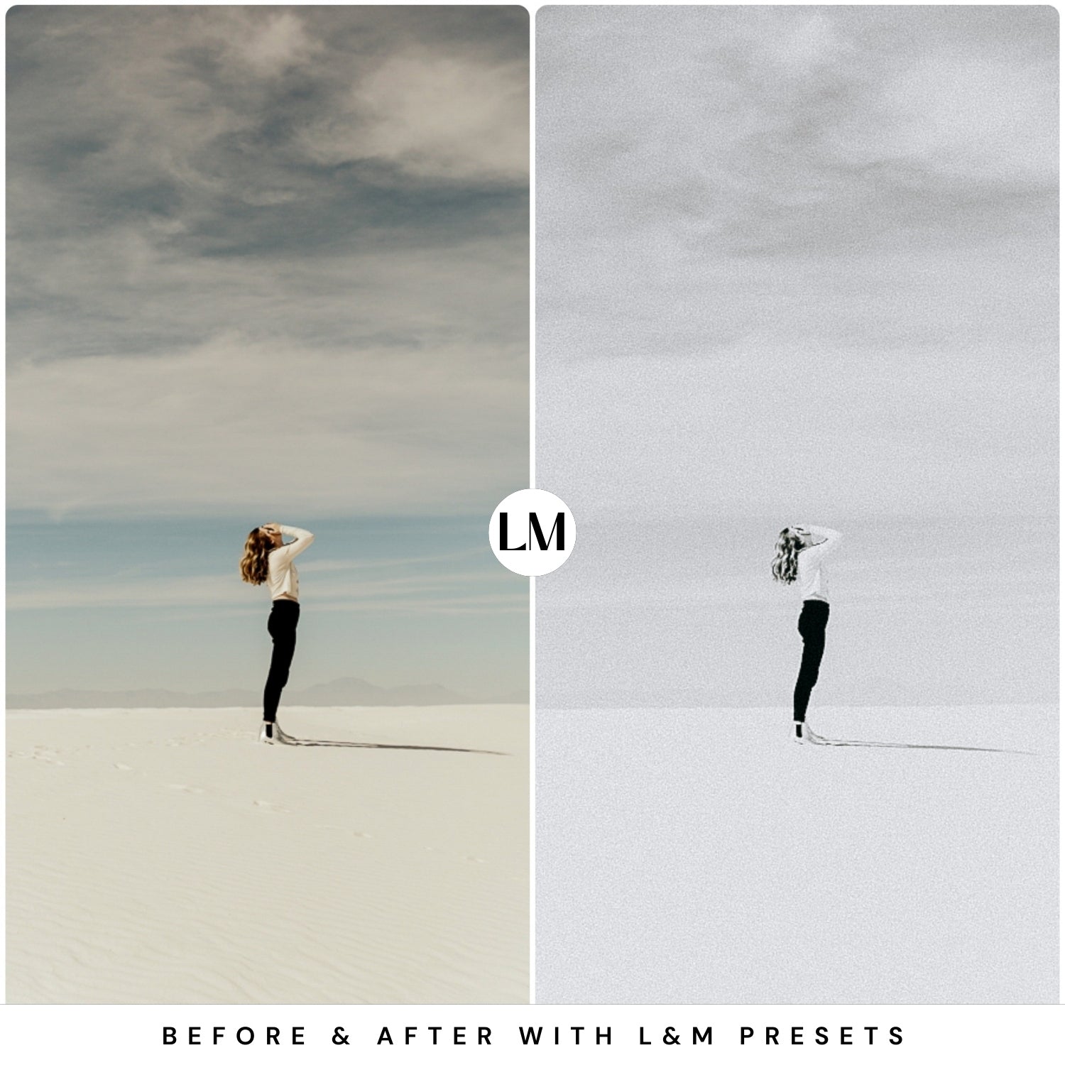 Faded Black and White Lightroom Presets by Lou and Marks Presets