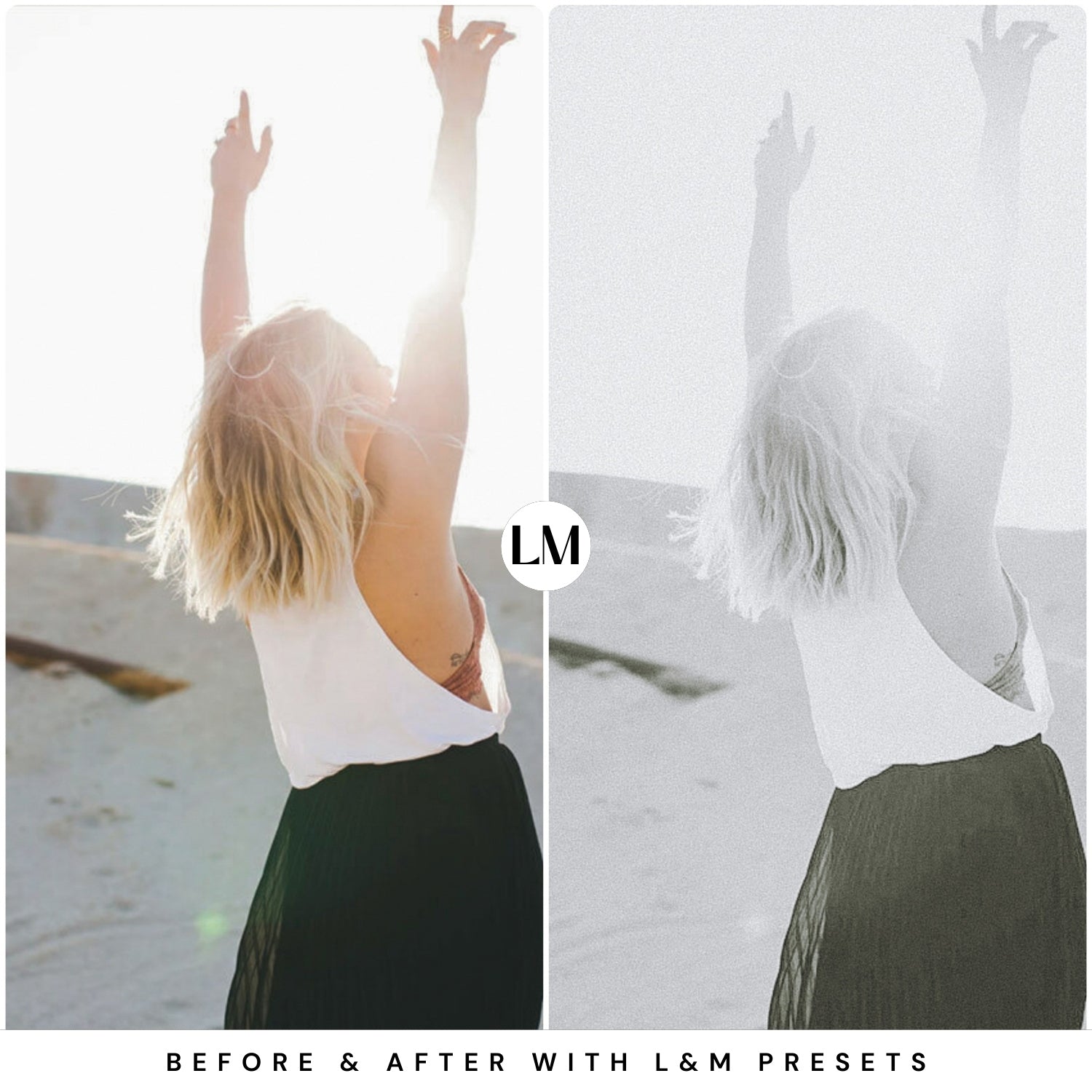 Faded Black and White Lightroom Presets by Lou and Marks Presets