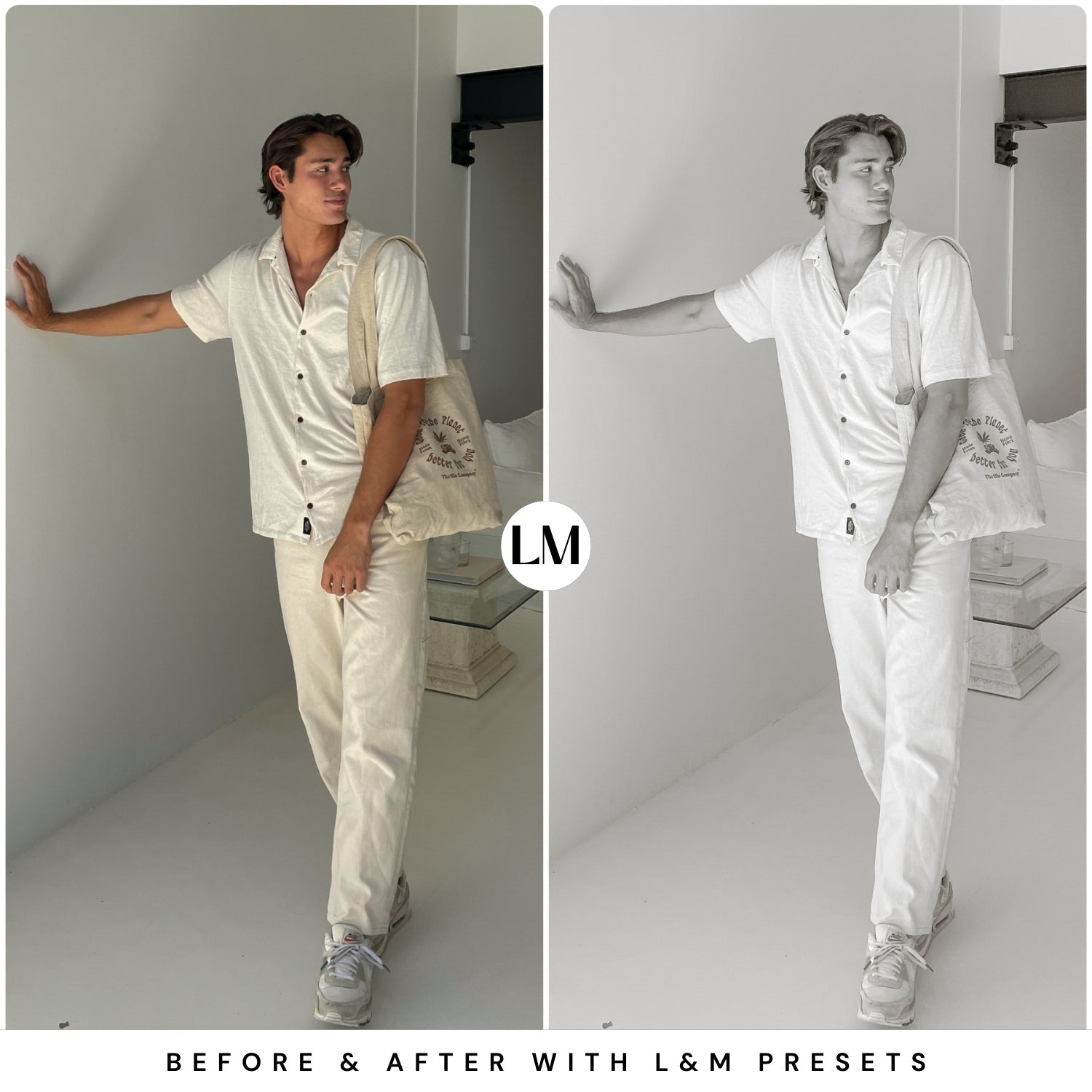Faded Black and White Lightroom Presets by Lou and Marks Presets