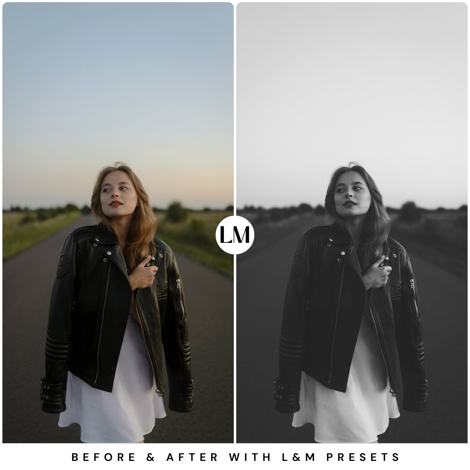 Matte Black and White Lightroom Presets by Lou and Marks Presets