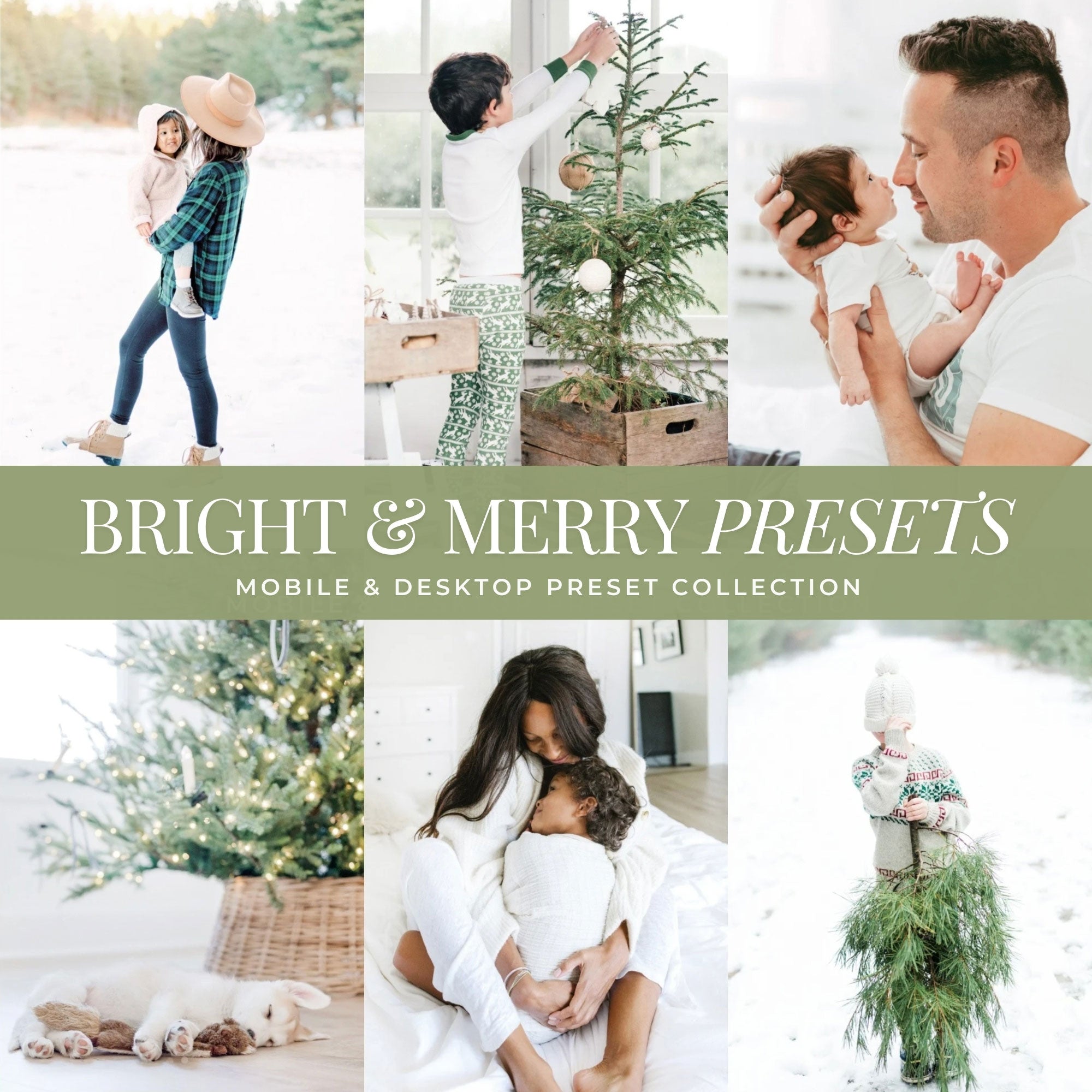 Bright And Merry Christmas Lightroom Presets By Lou And Marks Presets Mobile And Desktop For Instagram And Photographers