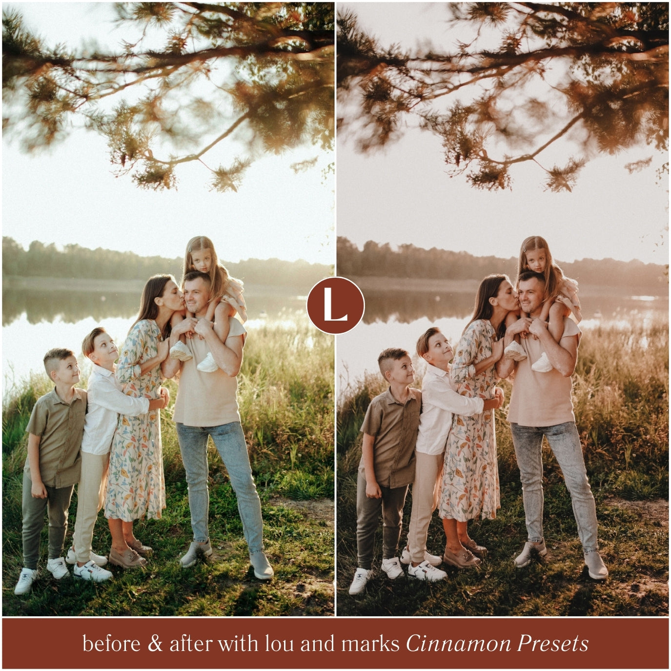Cinnamon Portrait Lightroom Presets For Photographers For Family Photos