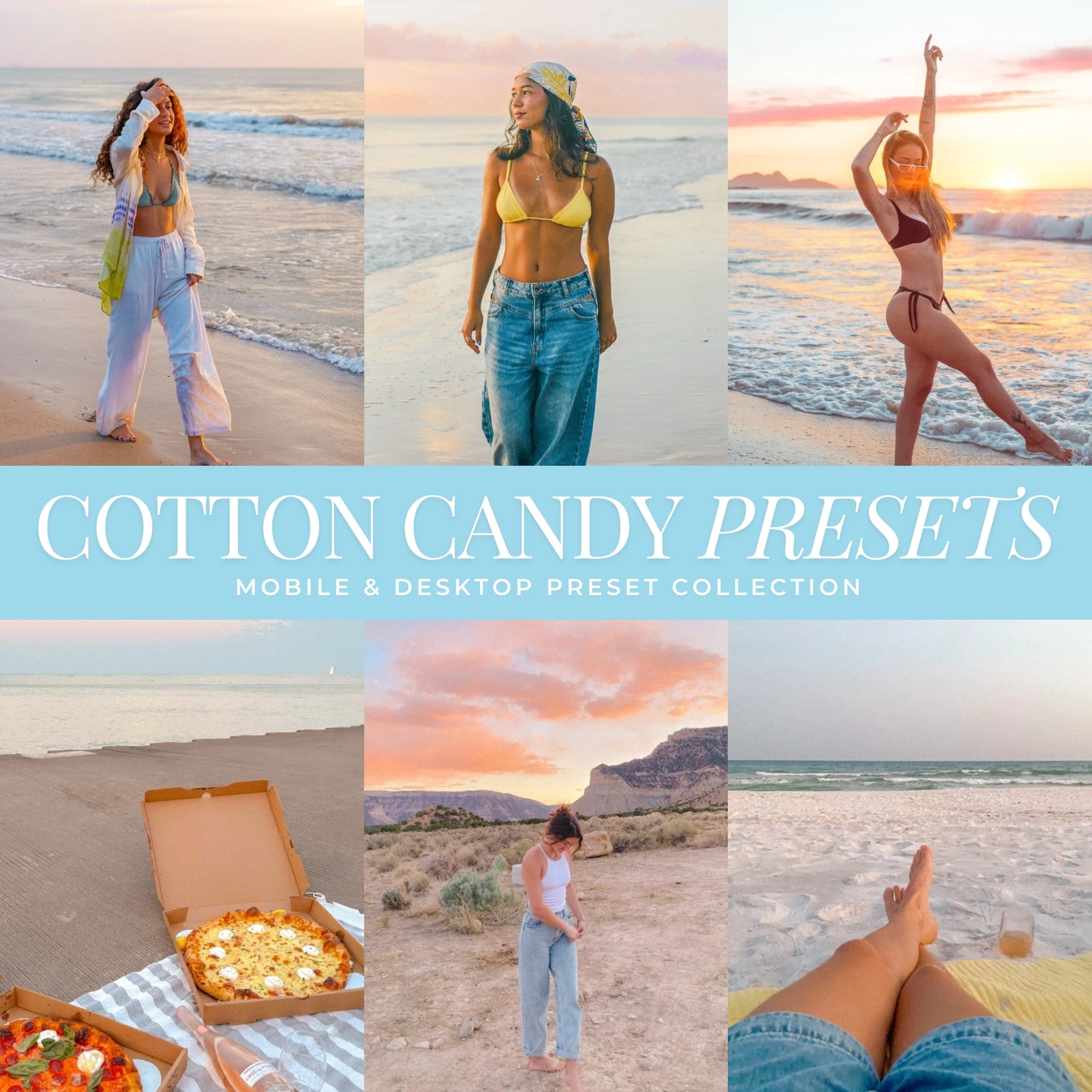 Cotton Candy beach Presets By Lou And Marks Presets Mobile And Desktop For Instagram And Photographers