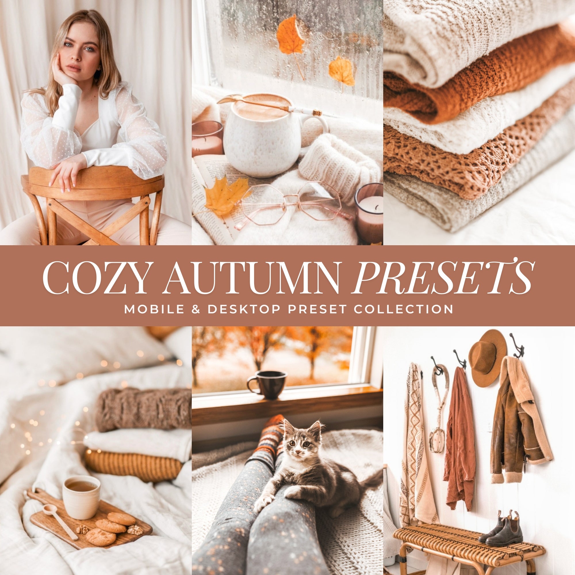 Cozy Autumn Fall Lightroom Presets for photographer and Instagram influencer photo editing in Adobe Lightroom by Lou And Marks Presets