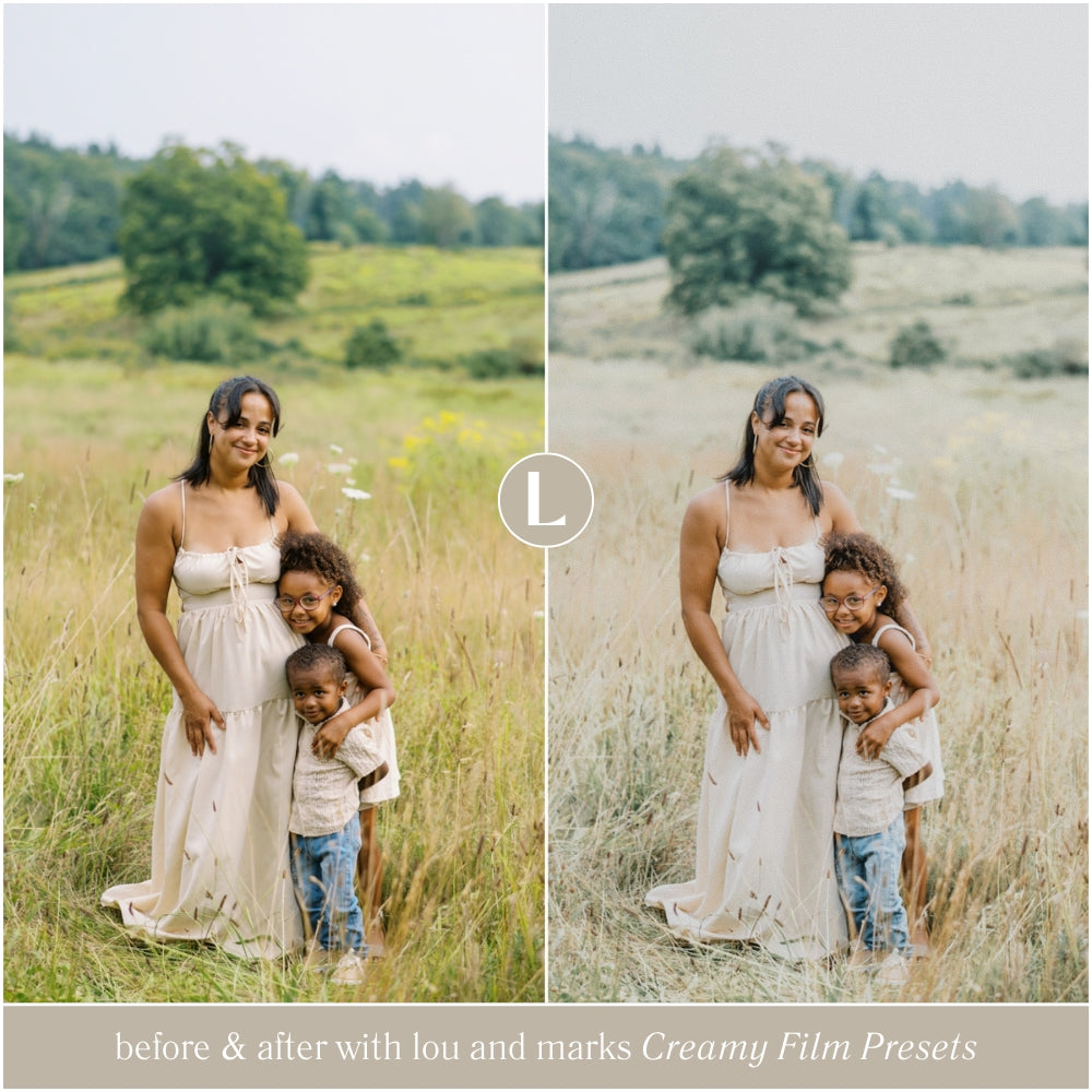 Desktop Creamy Film Lightroom Presets For Mobile And Desktop Lightroom Photographer Photo Editing Presets By Lou And Marks Presets