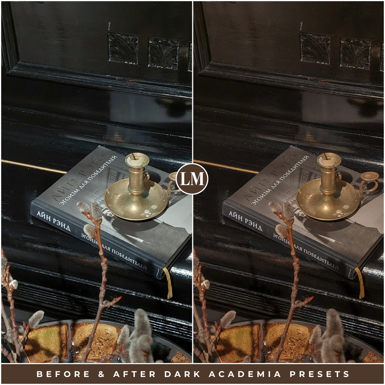 Dark Academia Lightroom Presets by Lou and Marks Presets