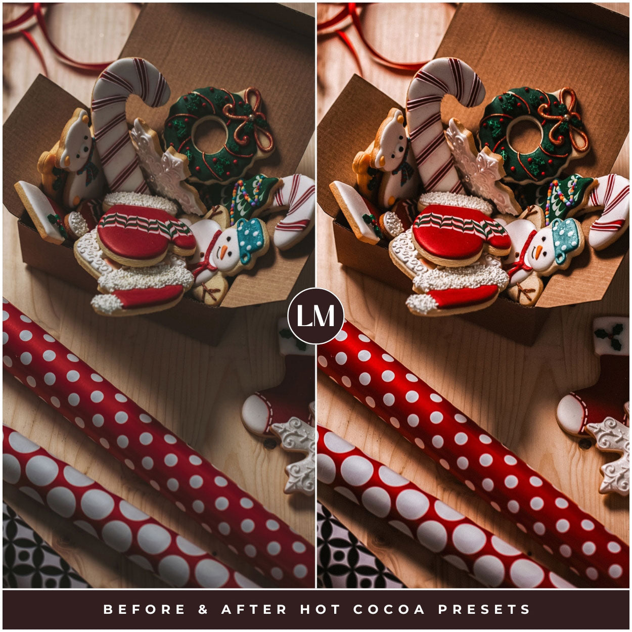 Winter Hot Cocoa Lightroom Presets For Christmas And Winter Photo Editing In Adobe Lightroom By Lou And Marks Presets