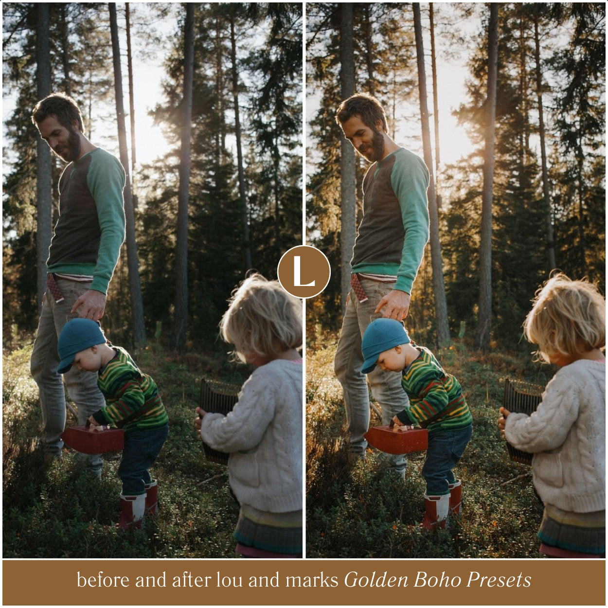 Golden Boho Lightroom Preset Collection For Adobe Lightroom Mobile And Desktop Lightroom And Photoshop Photo Editing For Instagram And photographers by Lou And Marks Preset Filters