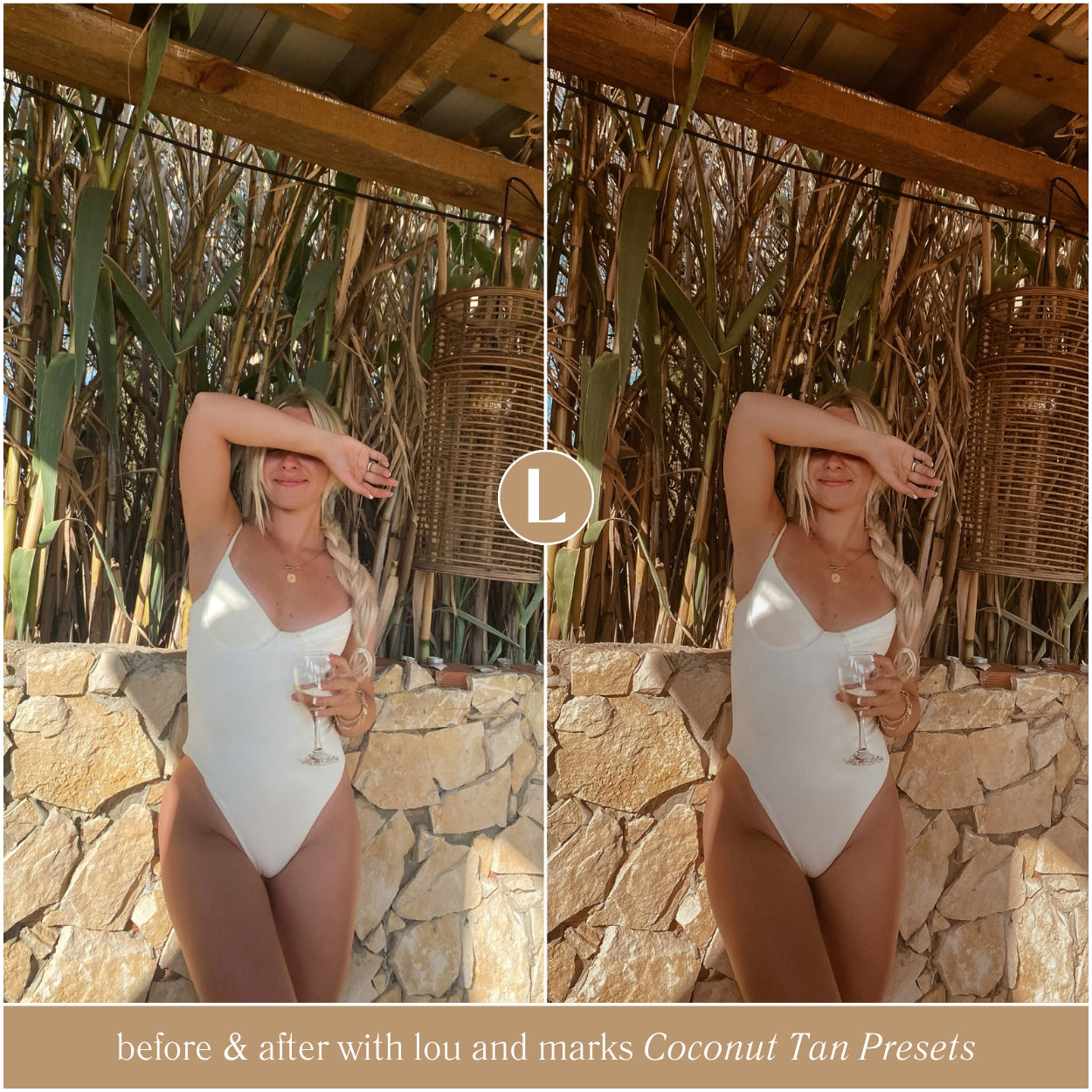 Coconut Tan Summer Lightroom Presets For Selfies and Travel Photographers And Instagram