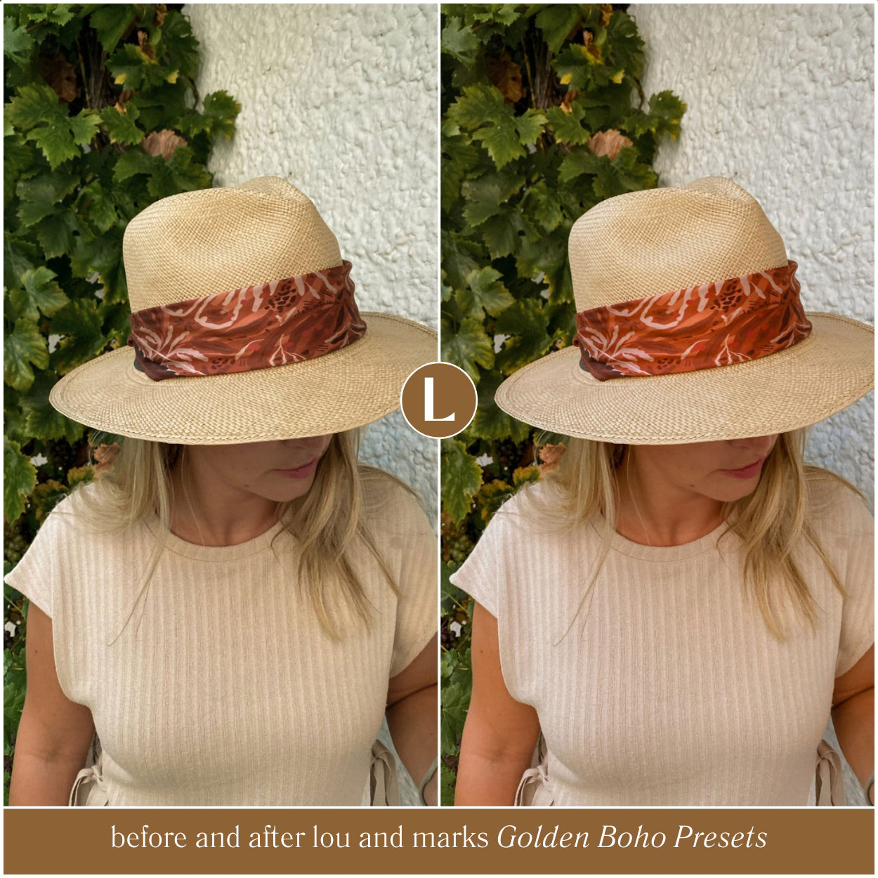 Golden Boho Lightroom Preset Collection For Adobe Lightroom Mobile And Desktop Lightroom And Photoshop Photo Editing For Instagram And photographers by Lou And Marks Preset Free