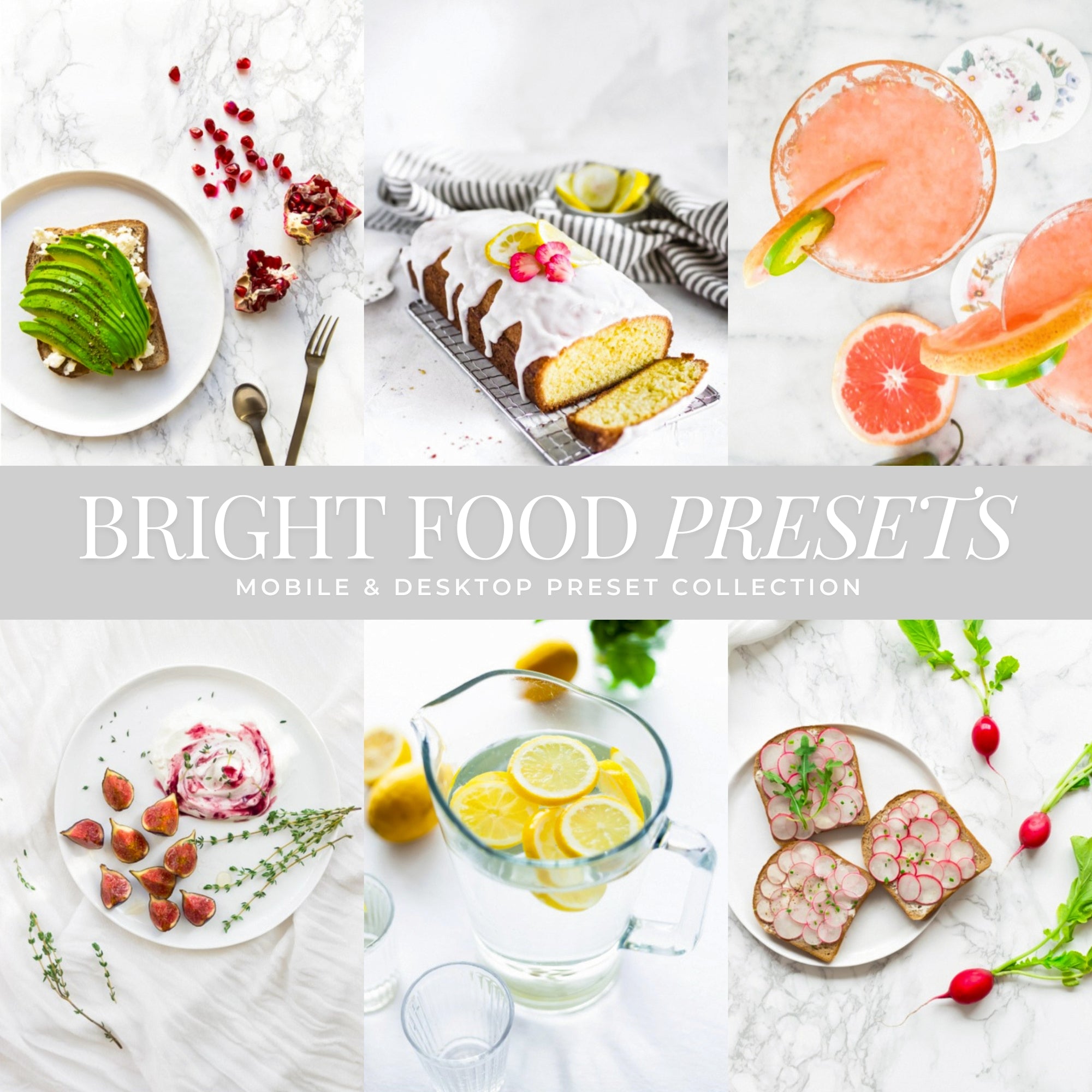 Bright Food Preset Collection – Lou Marks Presets