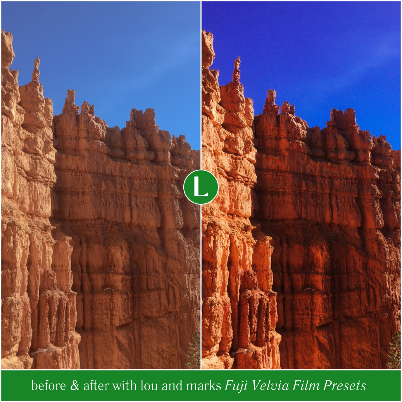 Fuji Velvia 50 Film Lightroom Presets FujiFilm Film Presets For Lightroom and Photographers Landscape