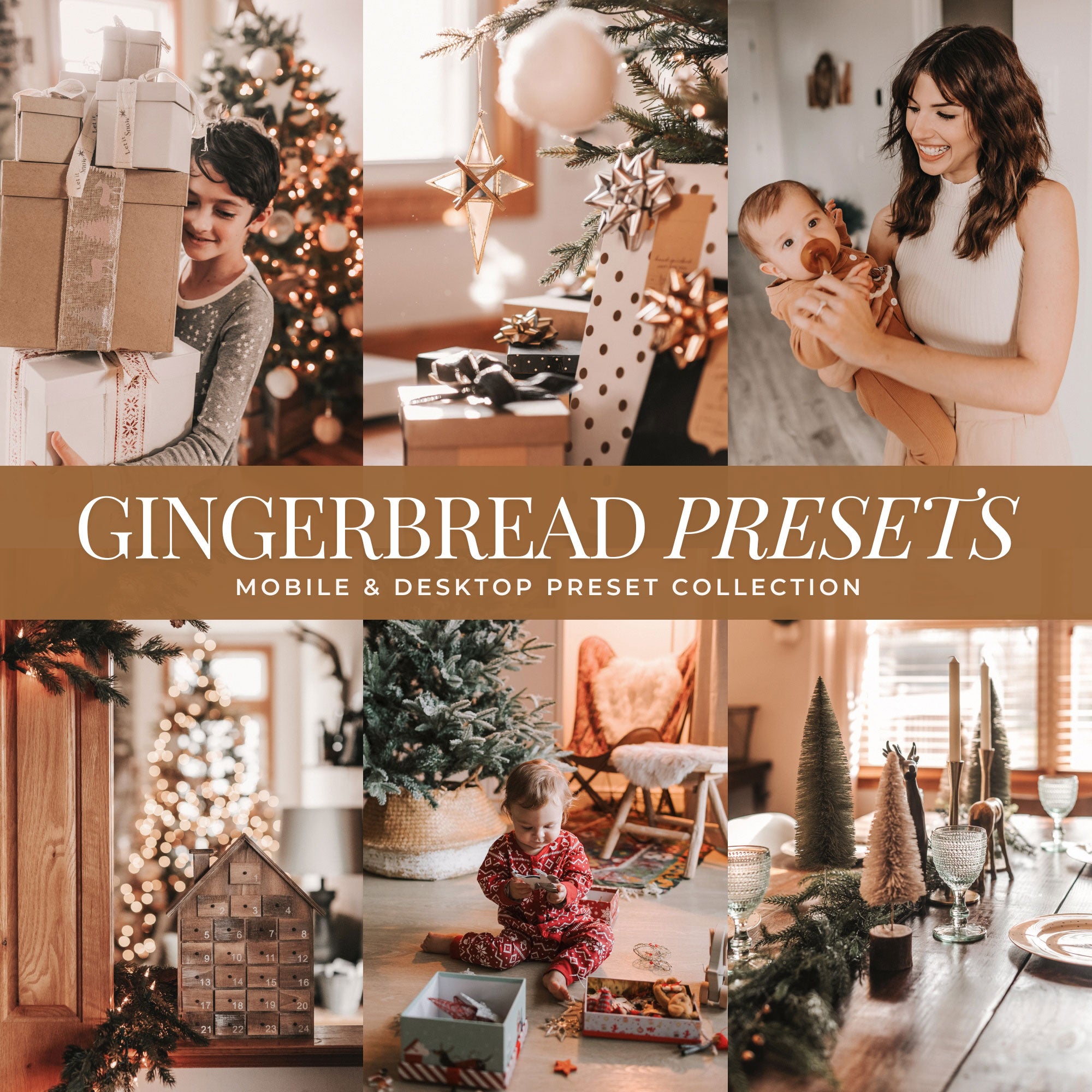 Gingerbread Lightroom Presets For Photographers and Instagram Influencers Christmas Photo Editing In Adobe Lightroom By Lou And Marks Presets
