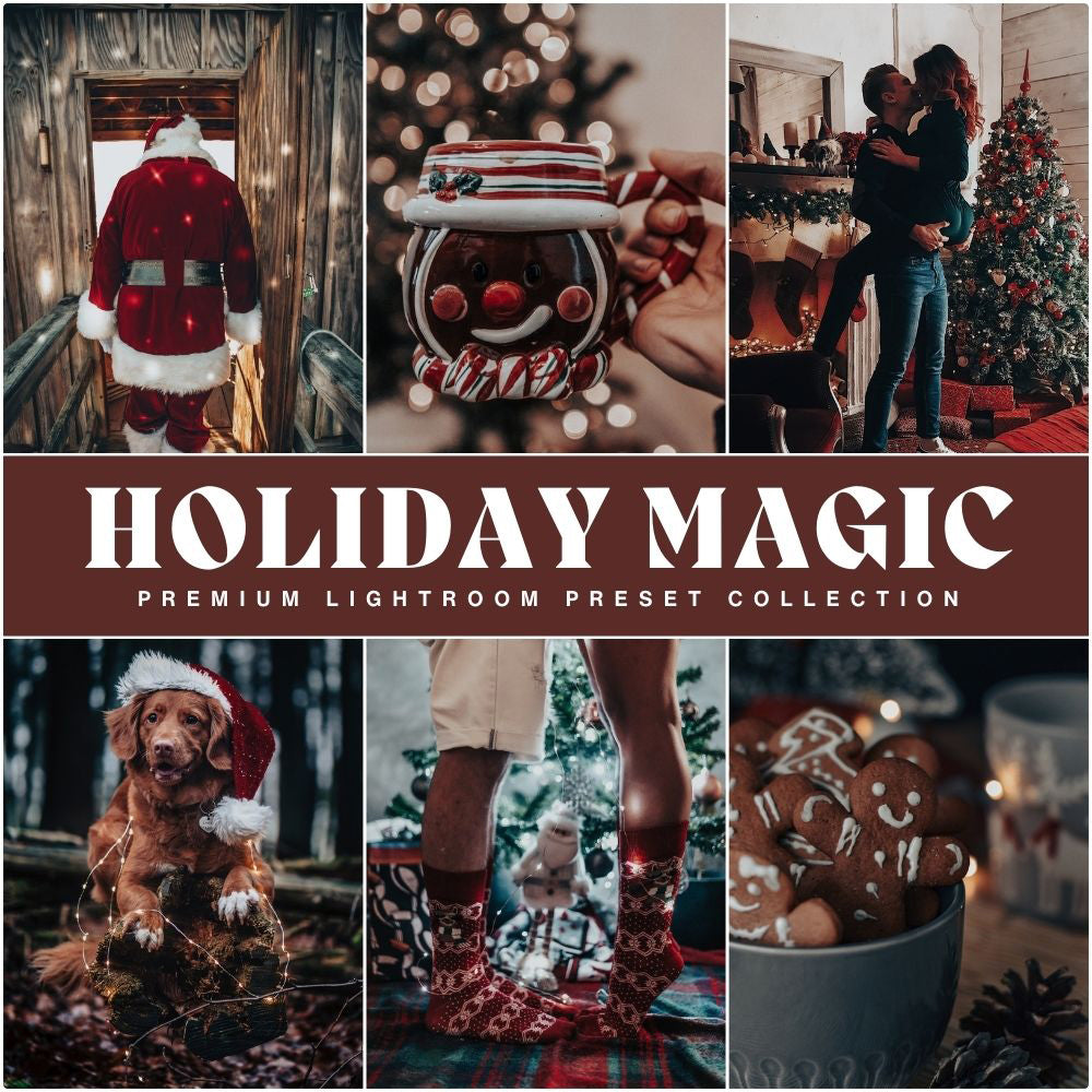 Holiday Lightroom Presets Bundle By Lou And Marks Presets Holiday Magic