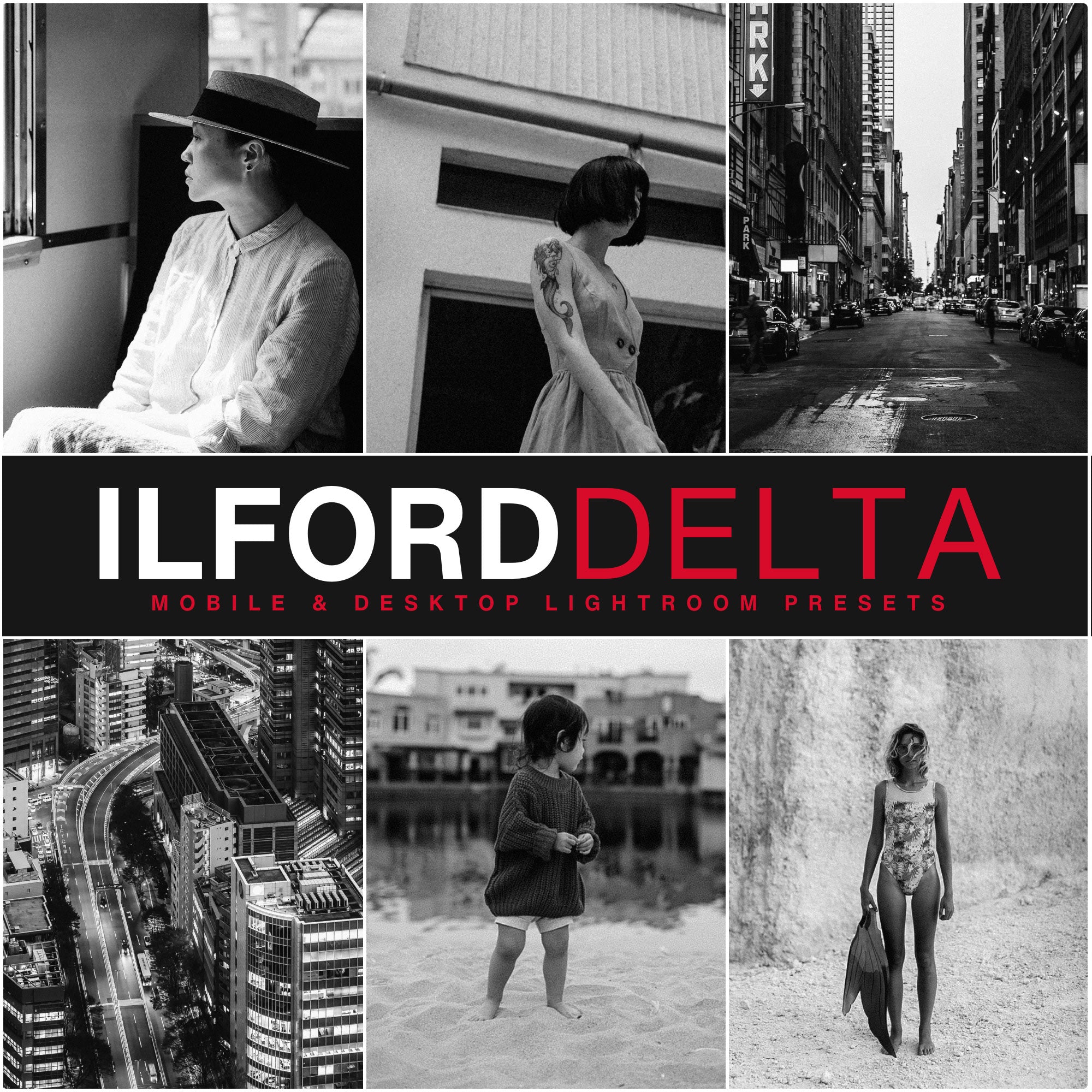 Ilford Delta 3200 Lightroom Presets