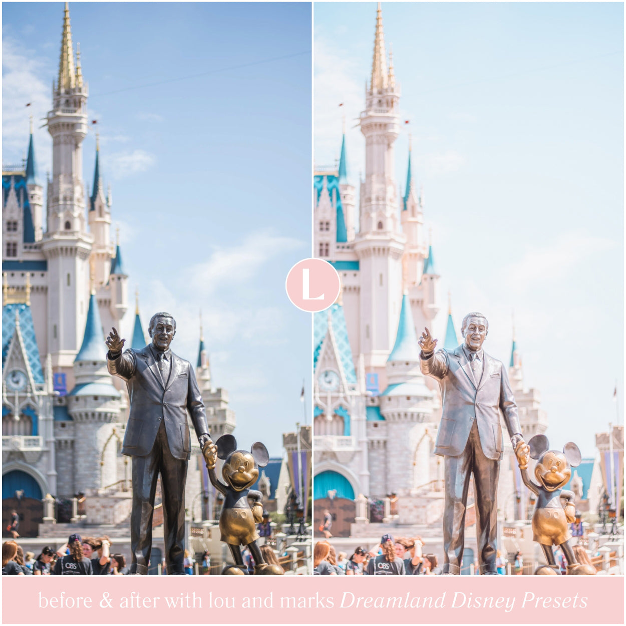 Dreamland Disney Presets For Disney Photo Editing in Adobe Lightroom And Instagram