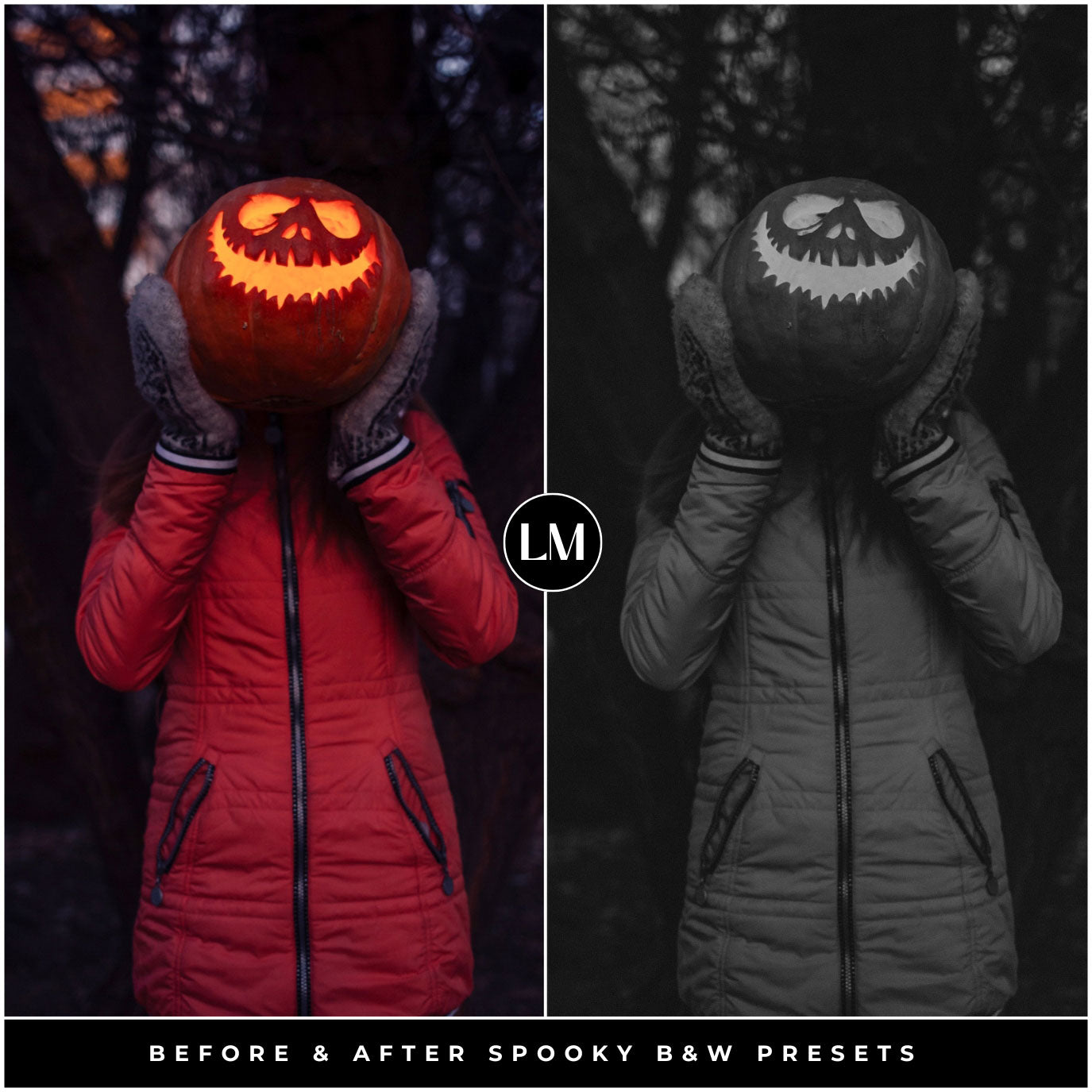 Spooky Black And White Lightroom Presets By Lou And Marks Presets