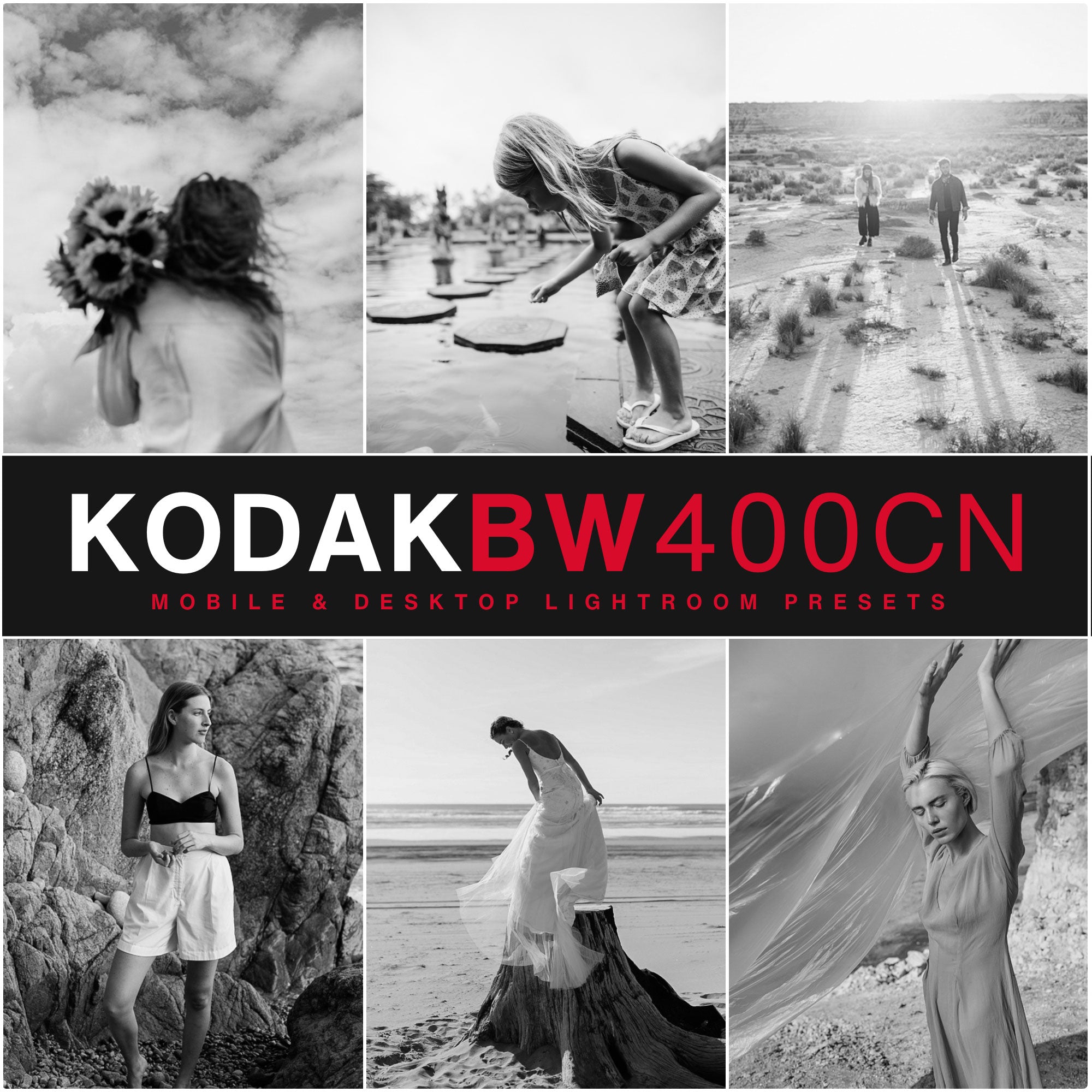 Kodak BW 400 CN Film Lightroom Presets