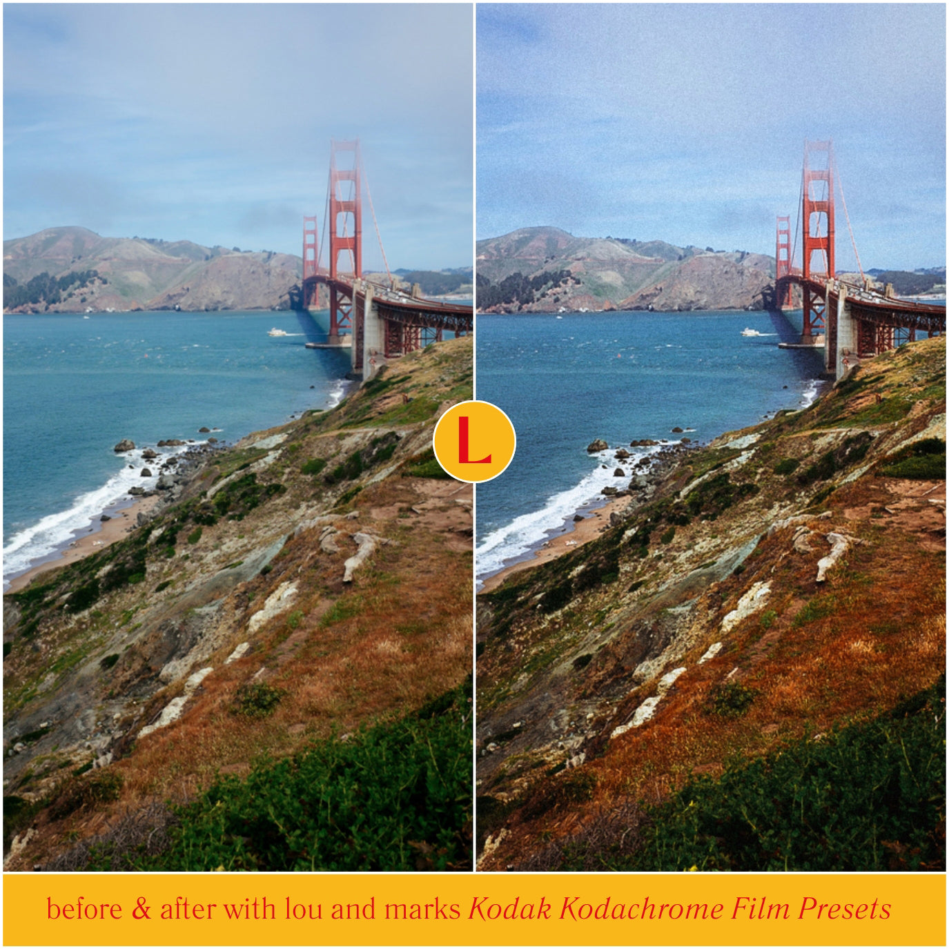 Landscape Kodachrome Film Lightroom Presets Kodak Film Filters For Adobe Lightroom And Photographer Photo Editing