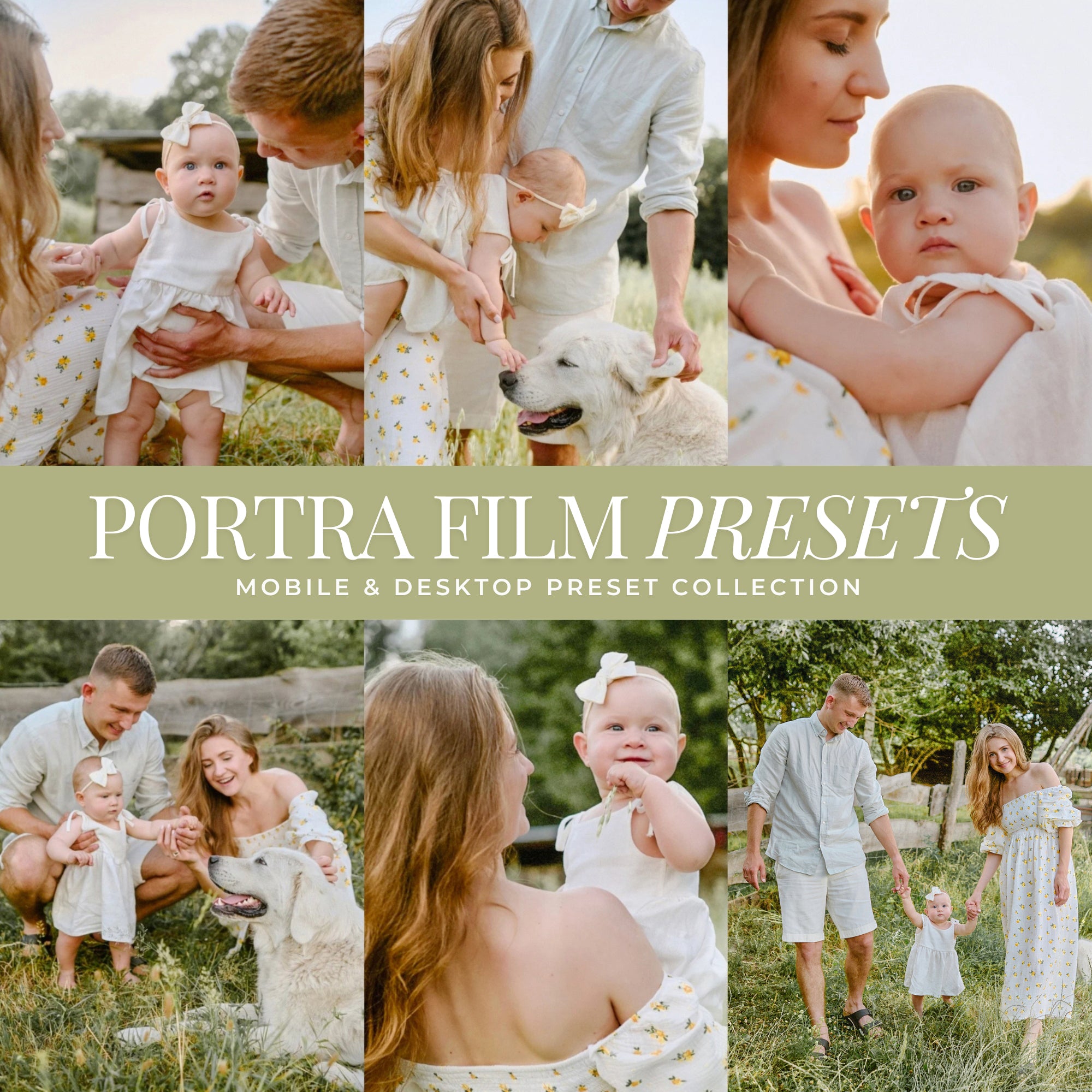 Lou & Marks Kodak Portra 400 Lightroom presets — authentic film photo edits for mobile & desktop. Perfect for photographers, weddings & Instagram creators.