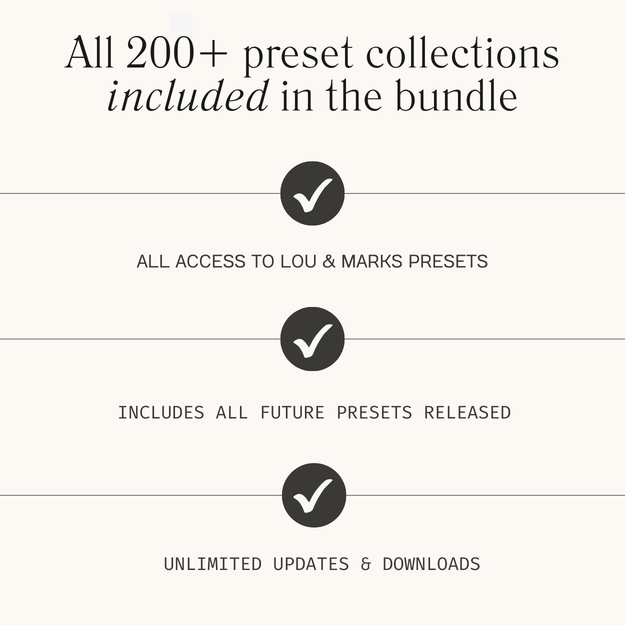 Lou And Marks Best Selling Lightroom Presets
