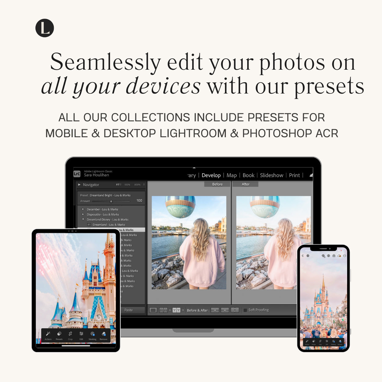Mobile and Desktop Disney Presets For Adobe Lightroom