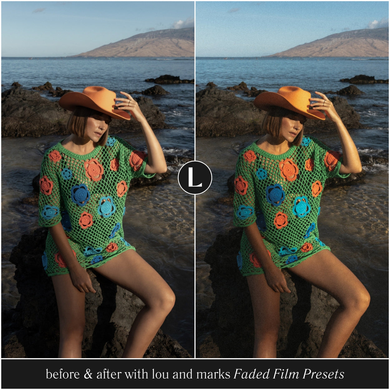 Faded Film Lightroom Presets for photographer and Instagram influencer photo editing in Adobe Lightroom by Lou & Marks Presets