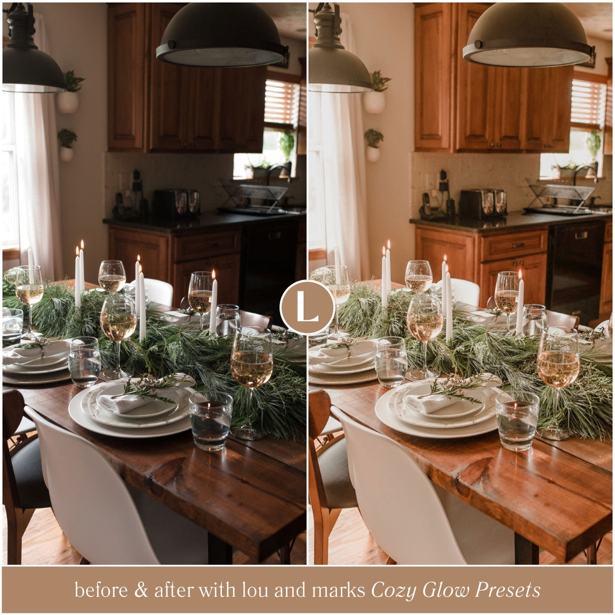 Cozy Glow Christmas Lightroom Presets For Photographer Holiday Photo Editing By Lou And Marks Presets