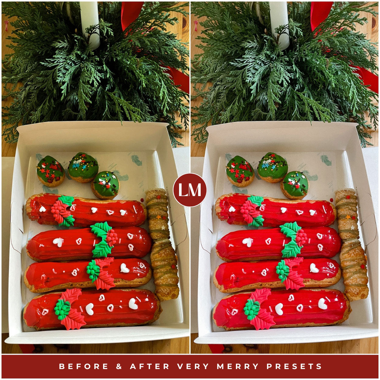 Very Merry Christmas Lightroom Presets Best Holiday Photo Presets By Lou And Marks Presets For Photographers