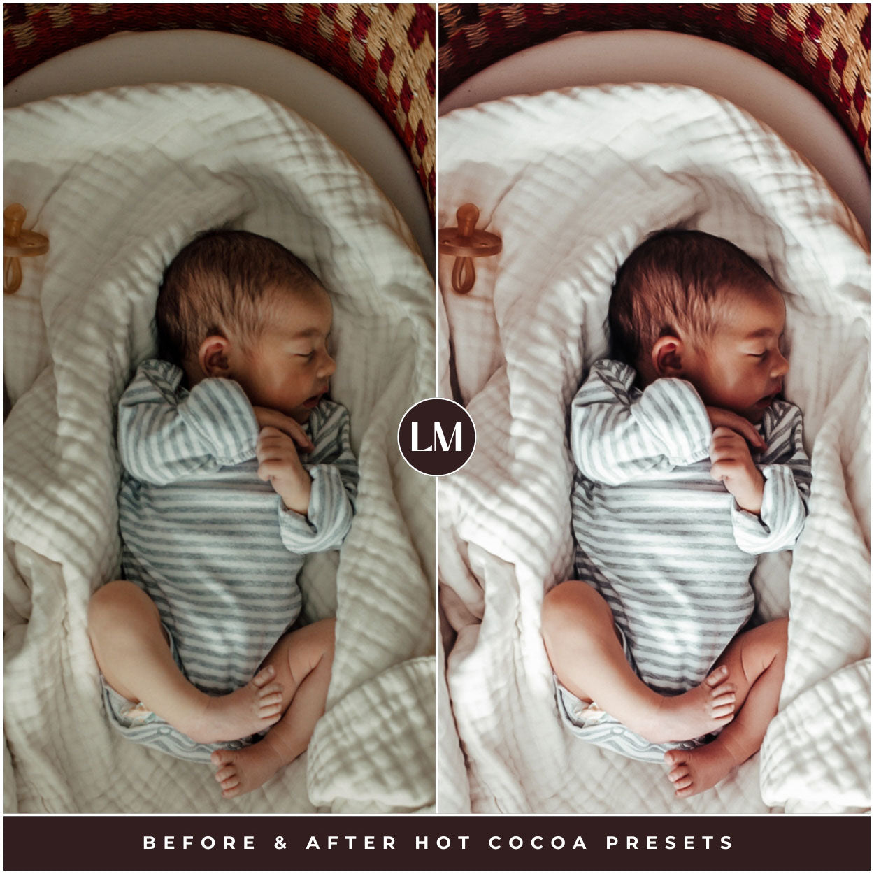 Newborn Hot Cocoa Lightroom Presets For Christmas And Winter Photo Editing In Adobe Lightroom By Lou And Marks Presets