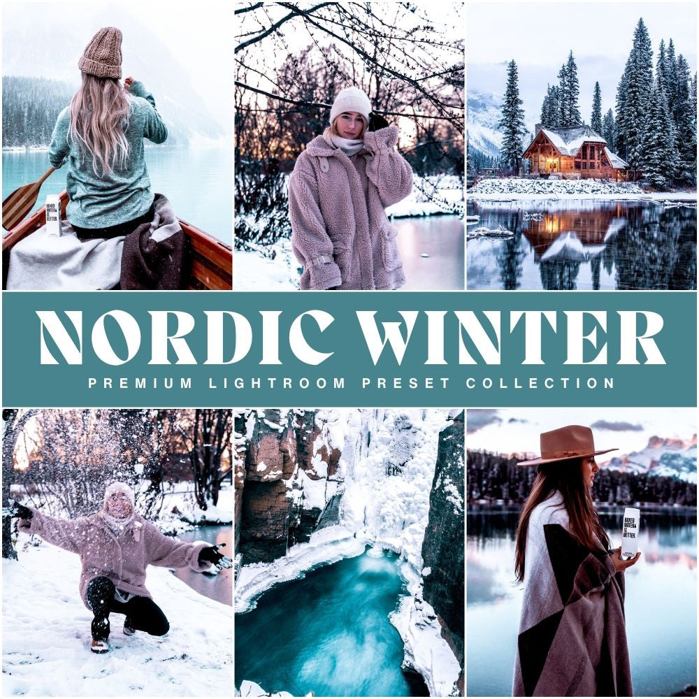 Holiday Lightroom Presets Bundle By Lou And Marks Presets Nordic Winter