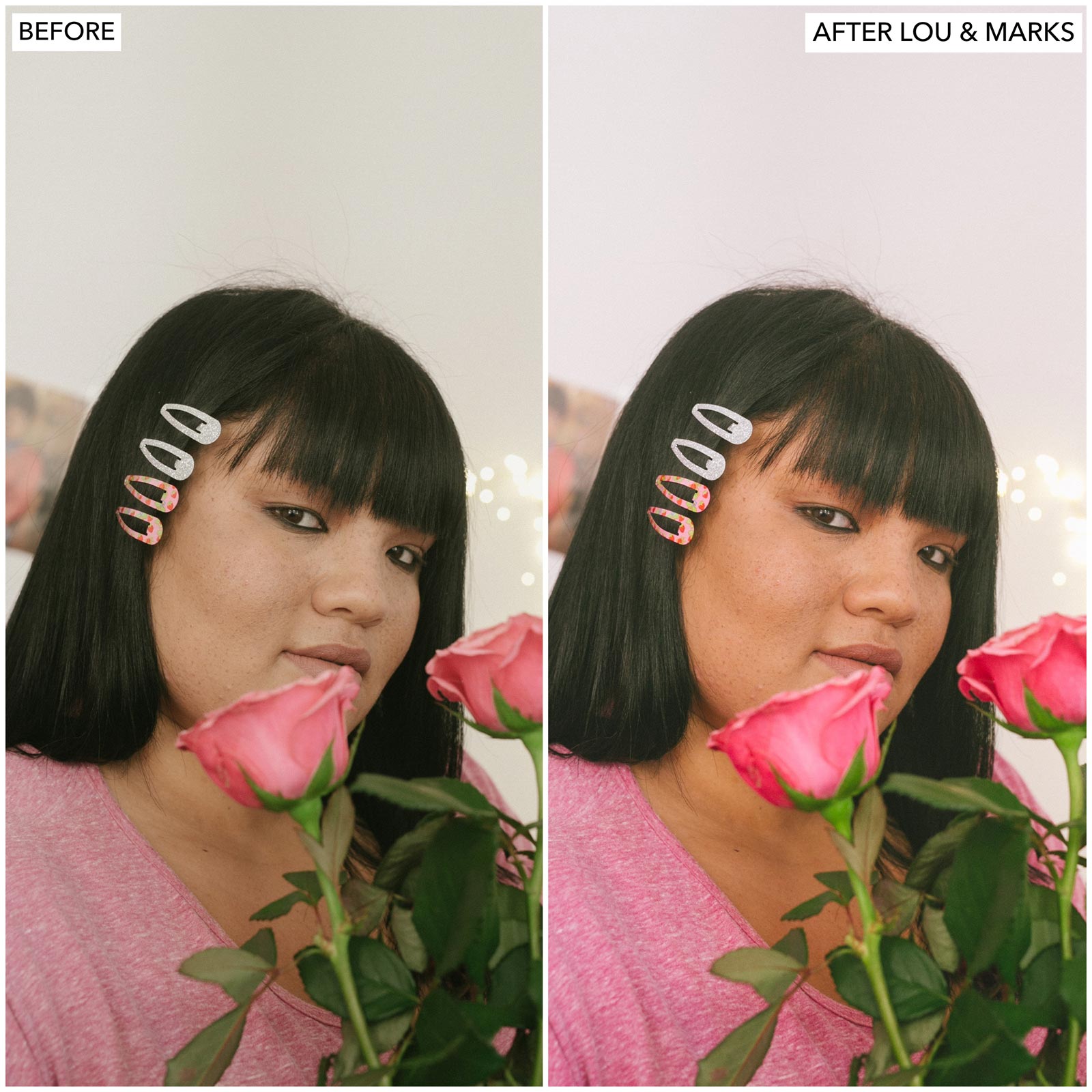 Pink Aesthetic Lightroom Presets by Lou and Marks Presets