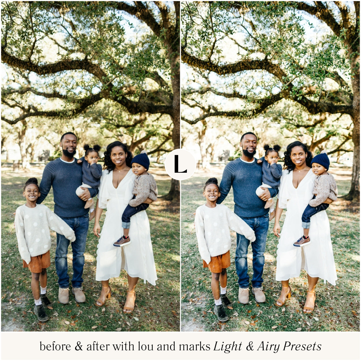 Light And Airy Lightroom Presets For Family Photos By Lou And Marks Preset