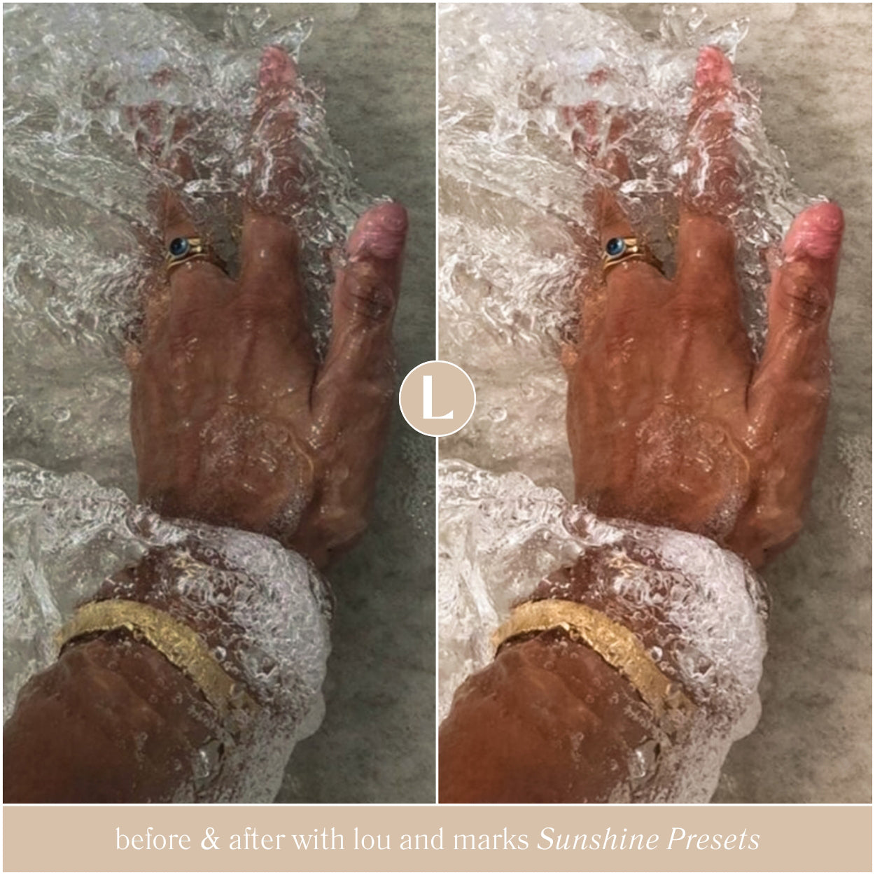 Sunshine Warm Lightroom Presets for photographer and Instagram influencer photo editing in Adobe Lightroom by Lou And Marks Presets