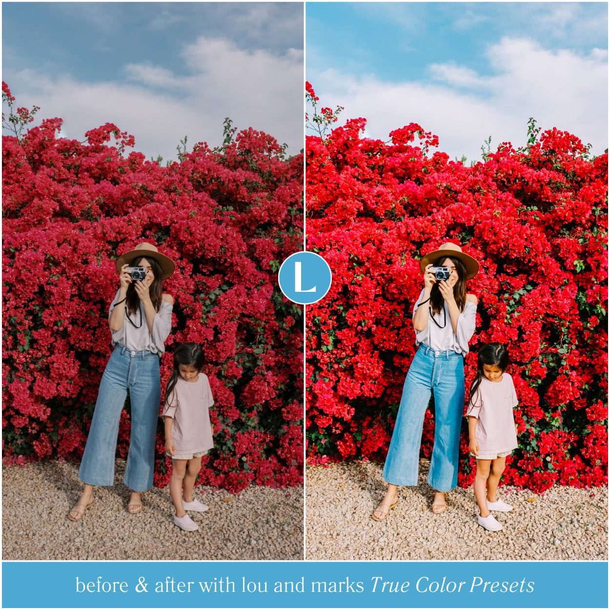 True Color Lightroom Presets For Photographer photo editing portraits weddings and influencer styled photos in just one click vsco