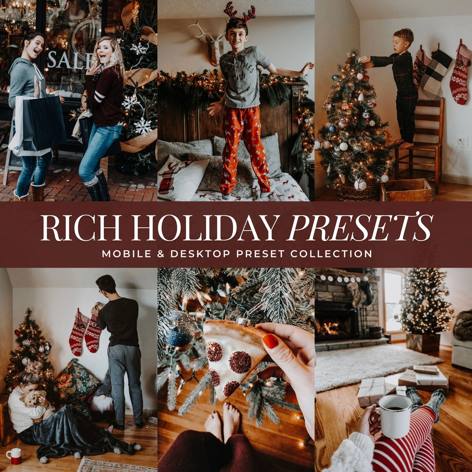 Rich Holiday Lightroom Presets By Lou And Marks Christmas Mood Presets Mobile And Desktop For Instagram And Photographers