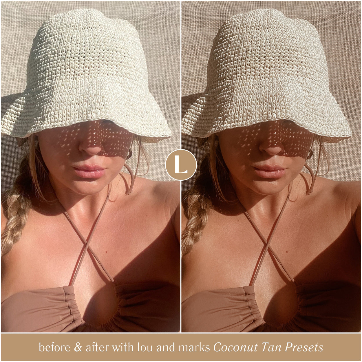 Coconut Tan Summer Lightroom Presets For Selfies and Travel Photographers
