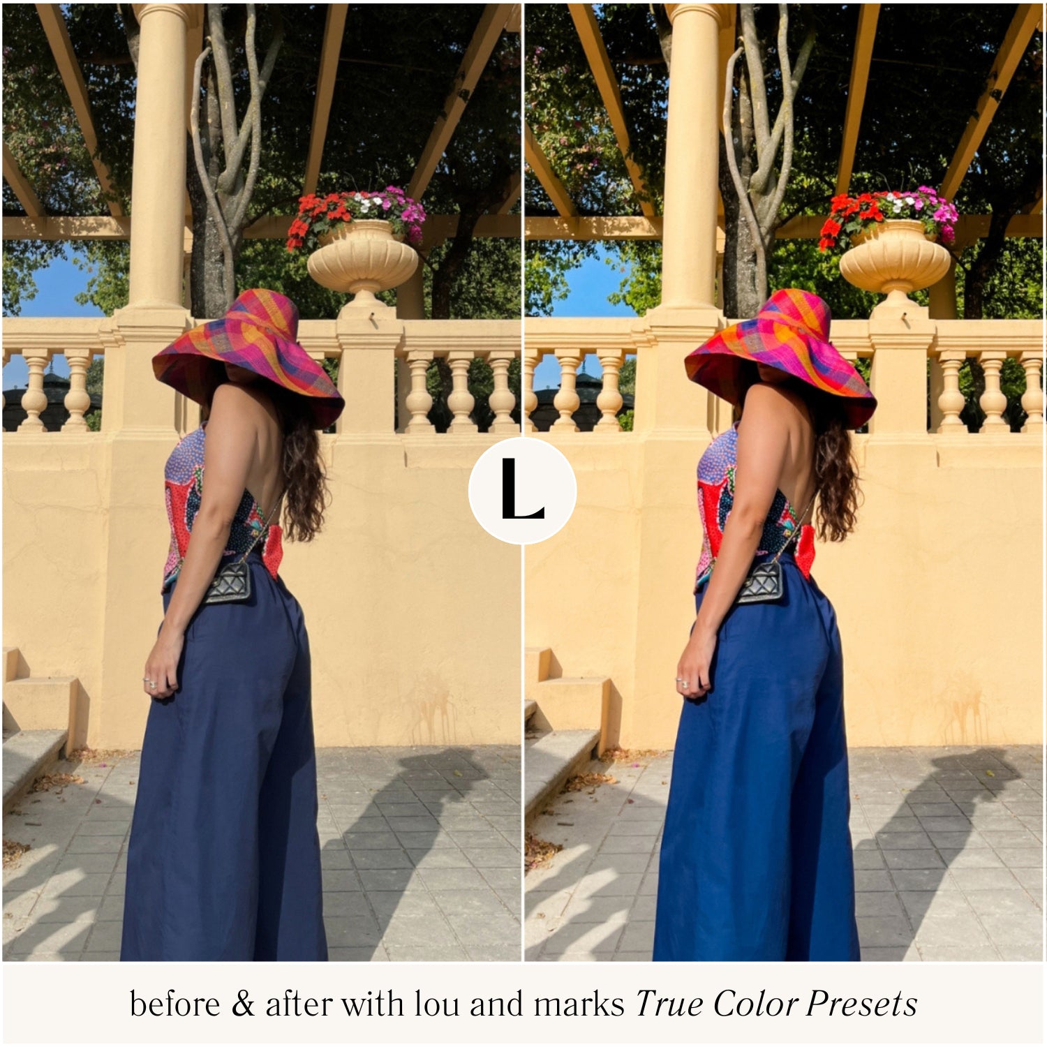 True Color Lightroom Presets For Photographer photo editing portraits weddings and influencer styled photos in just one click by Lou Marks Presets