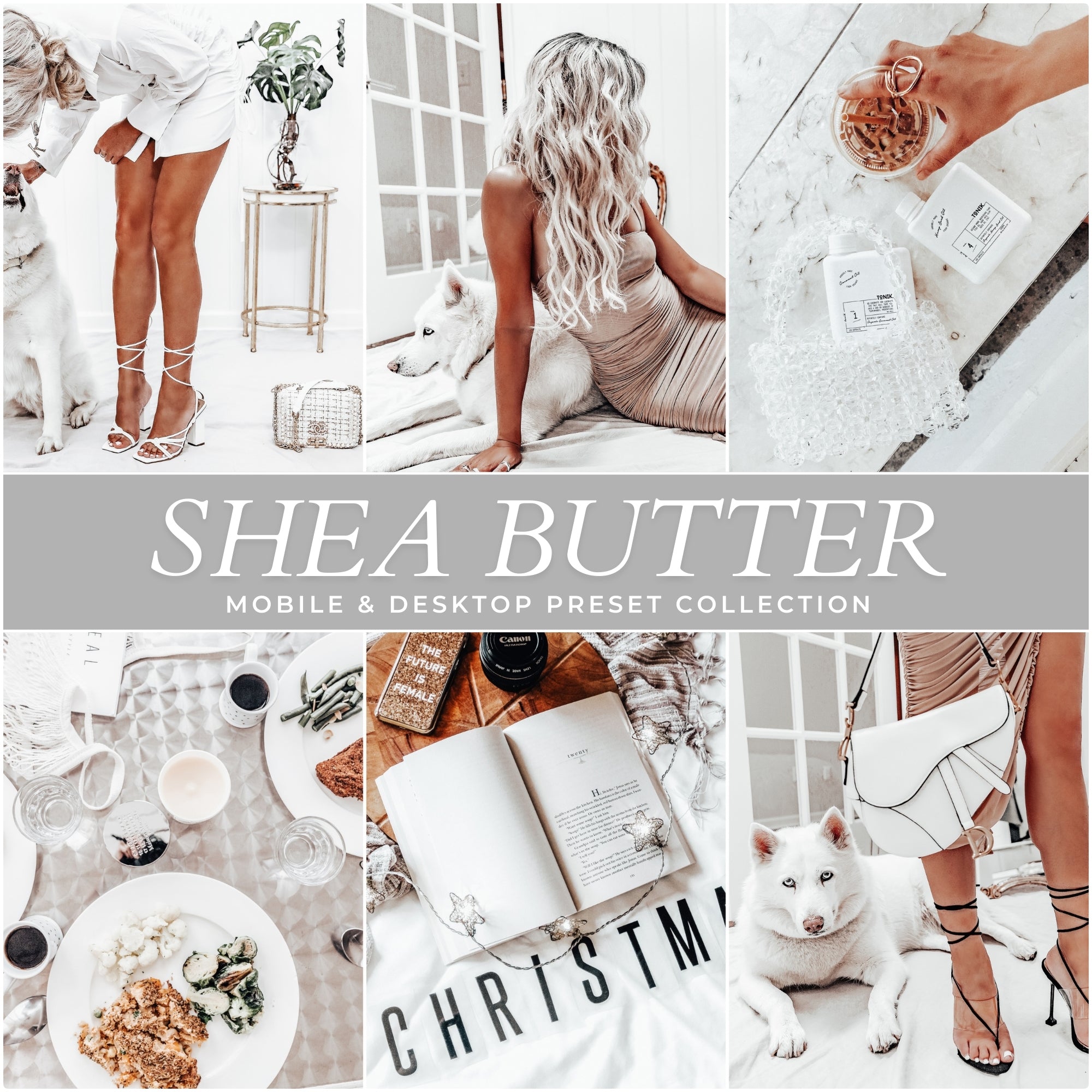 Shea Butter White Lightroom Presets For Photographers and Instagram Influencers Photo Editing In Adobe Lightroom By Lou And Marks Presets