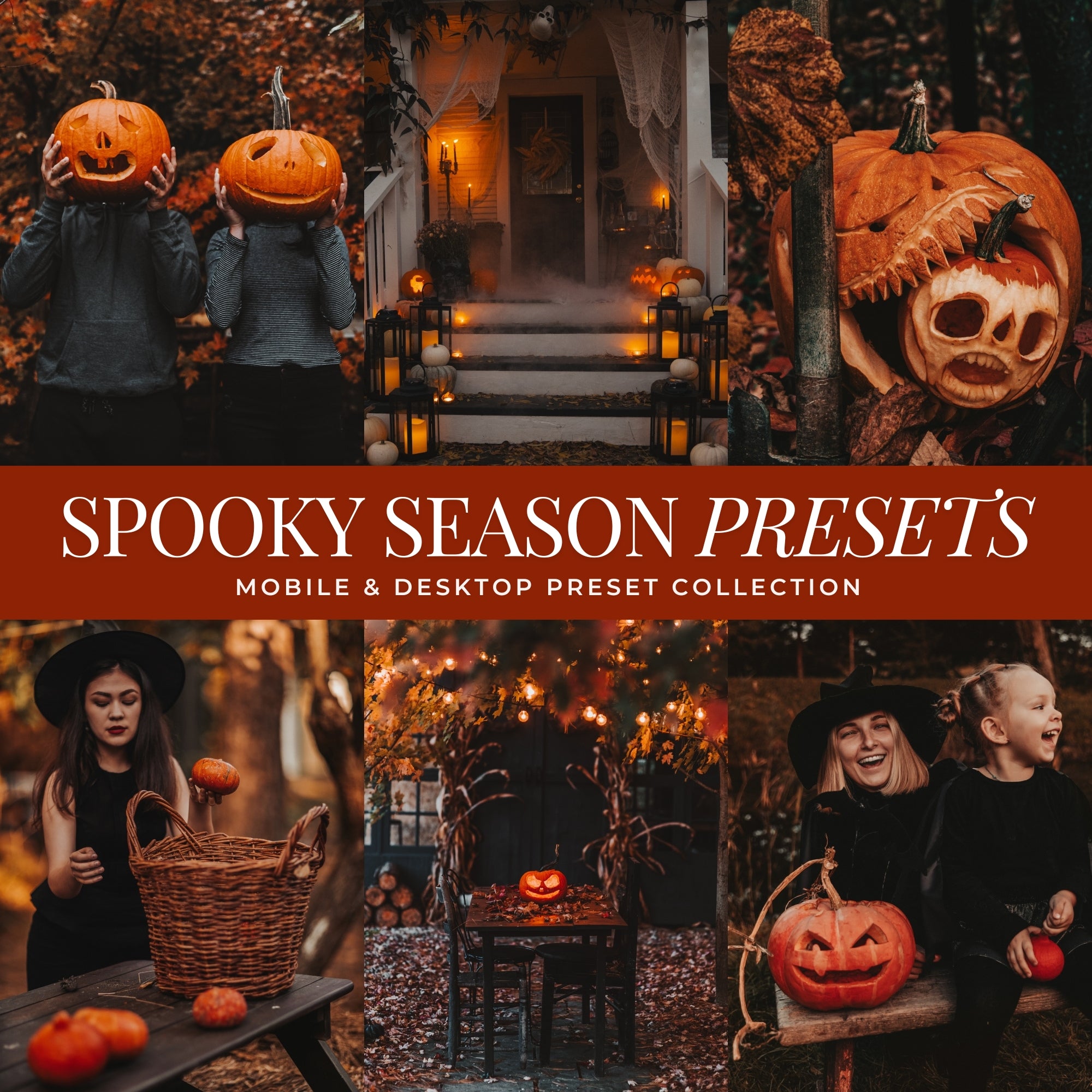 Spooky Season Lightroom Presets By Lou And Marks Fall And Halloween Presets Mobile And Desktop For Instagram And Photographers
