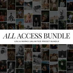 The best All Access Lightroom Presets for photographers and Instagram influencers, designed for photo editing in Adobe Lightroom by Lou & Marks Presets.